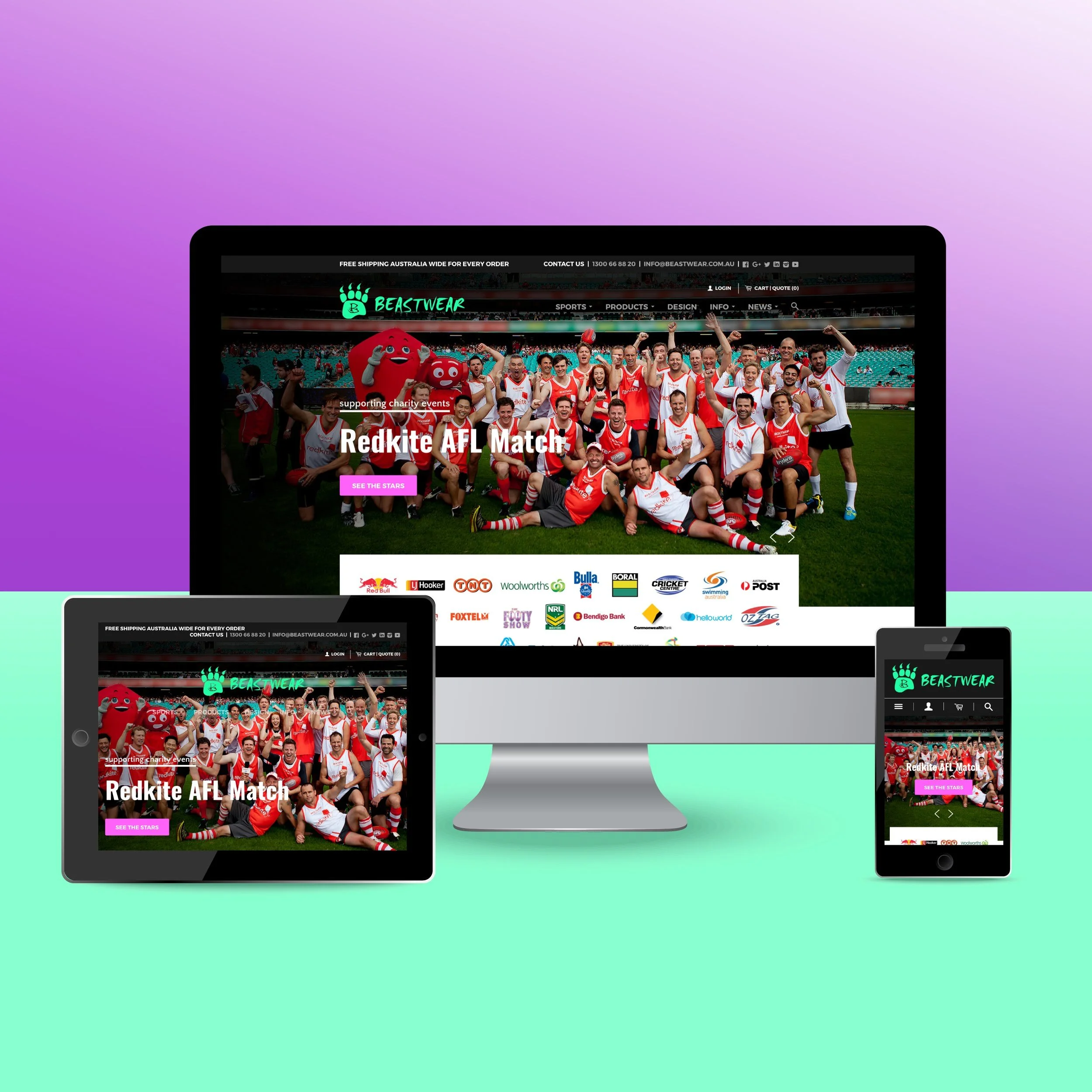 [web] Sports Clothing Website