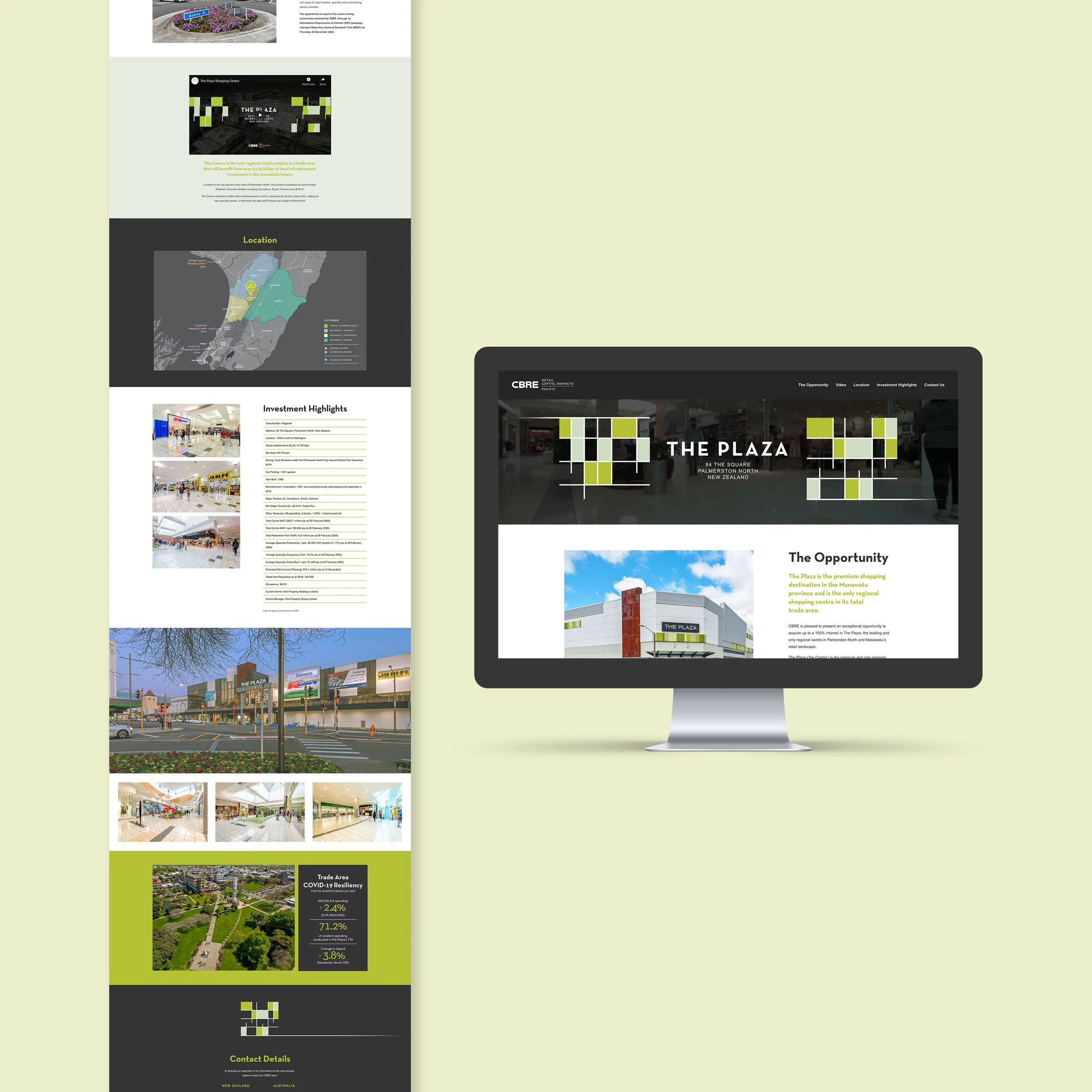 [web] The Plaza Property Sale Landing Page - CBRE Wellington