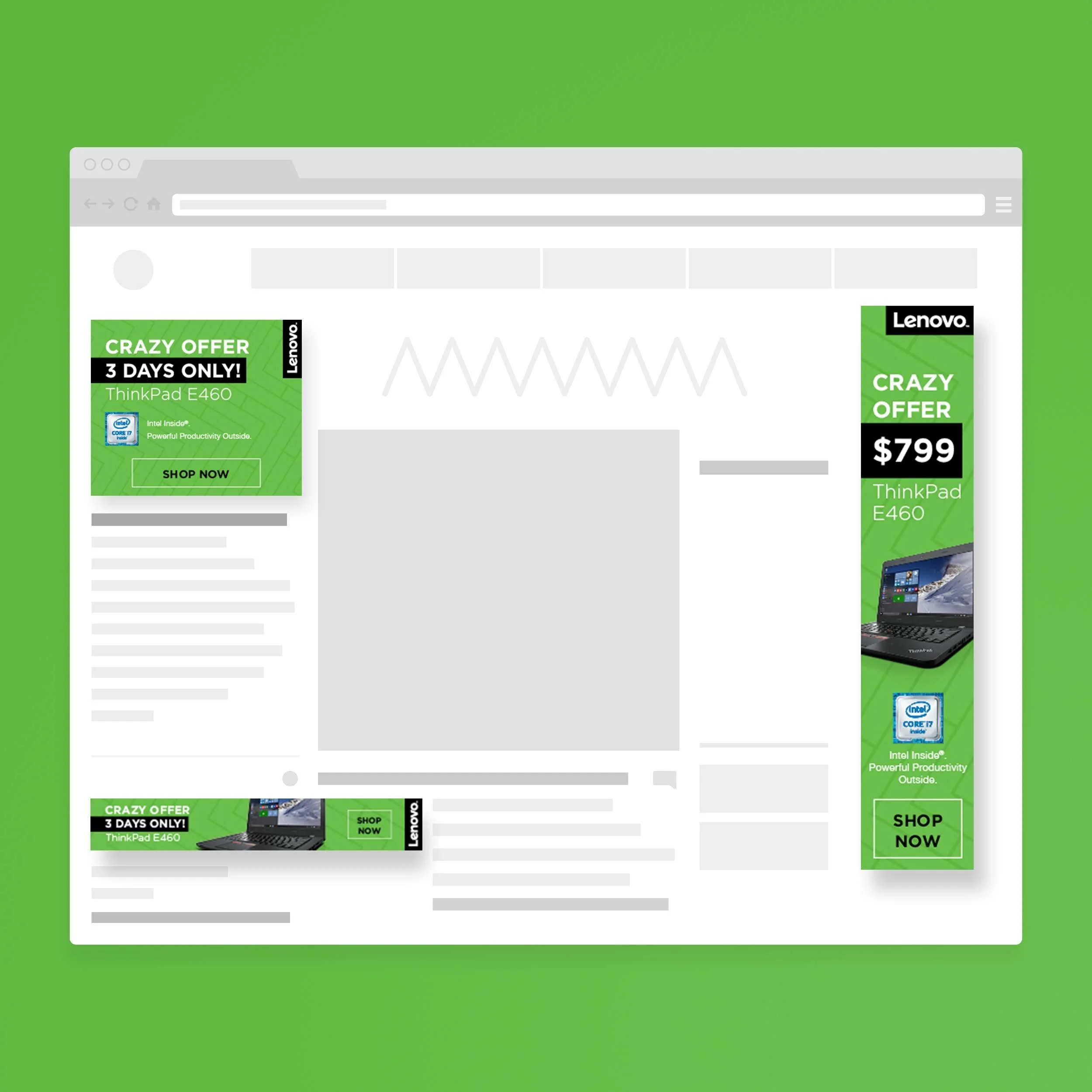 [web] Retargeting Adverts - Lenovo