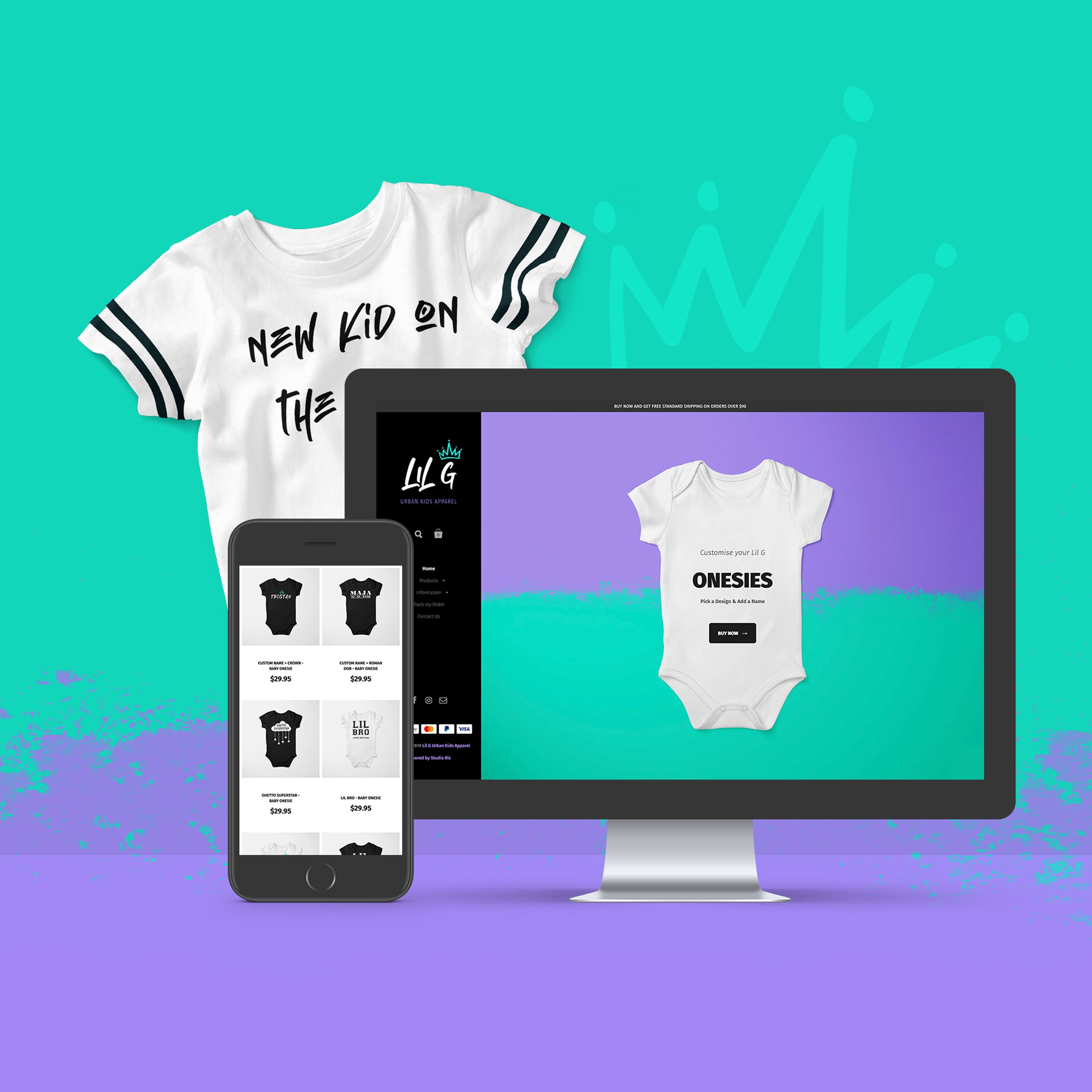 [web] Kids Clothing Ecommerce - Lil G 