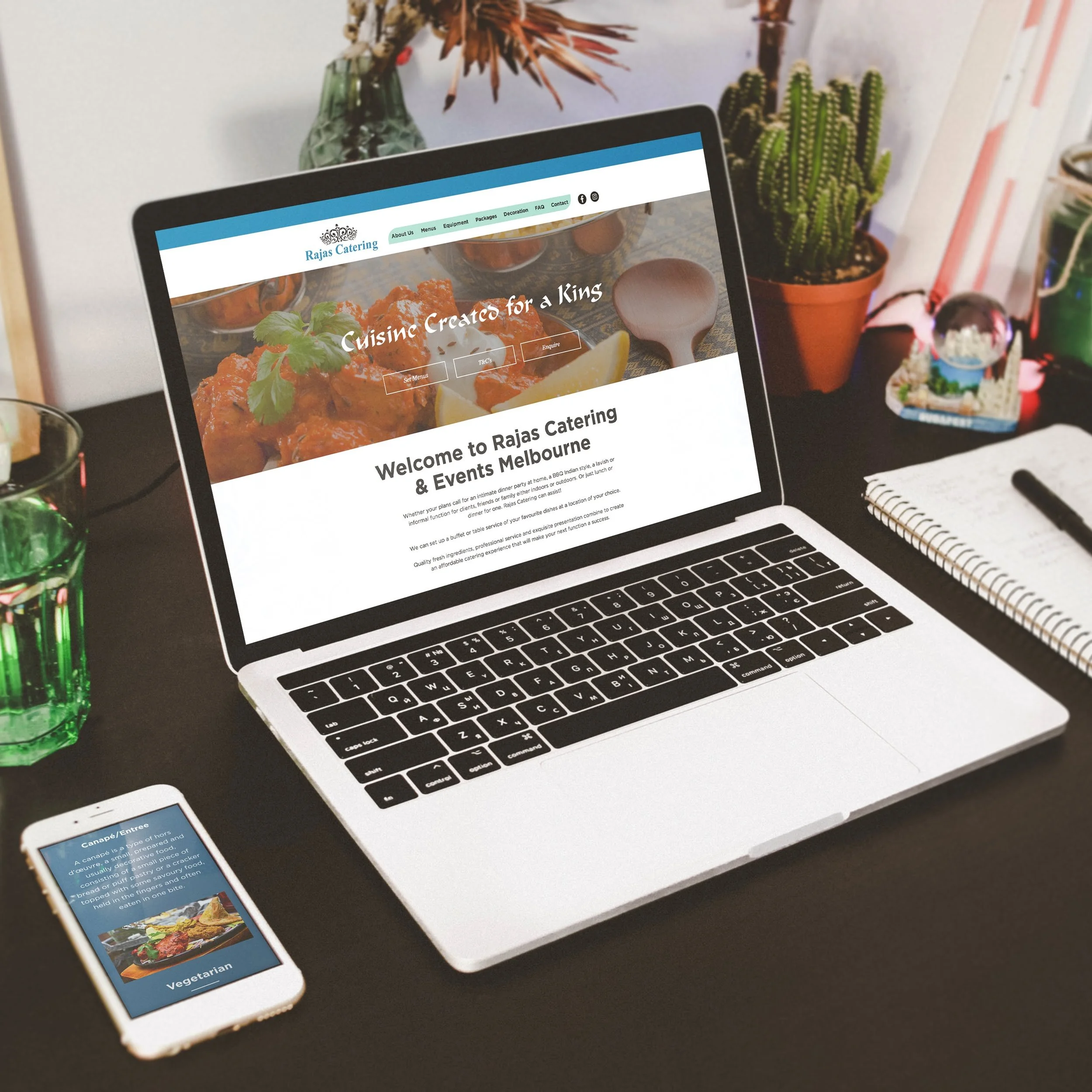 [web] Catering Website - Rajas