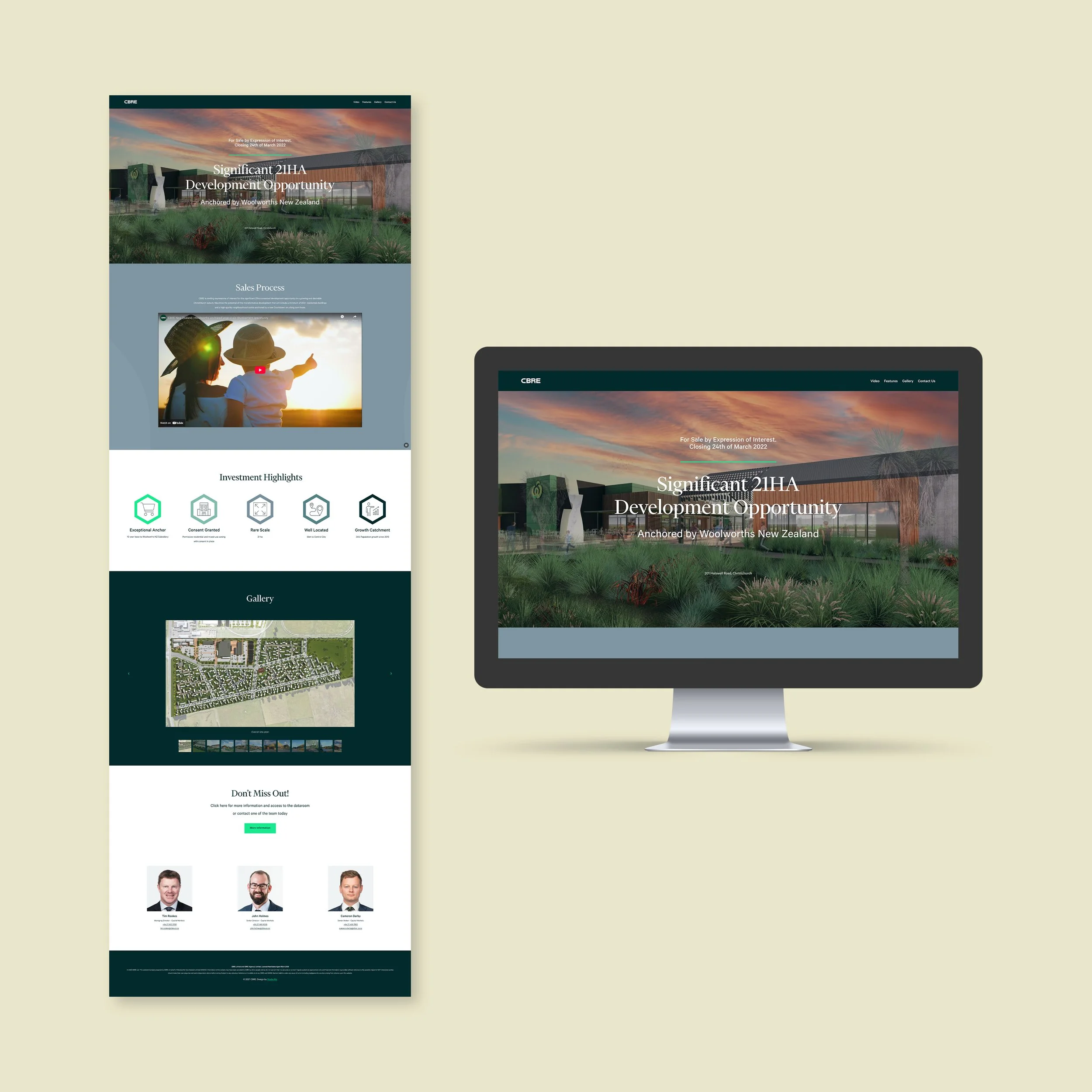 [web] 201 Halswell Property Sale Landing Page - CBRE Christchurch