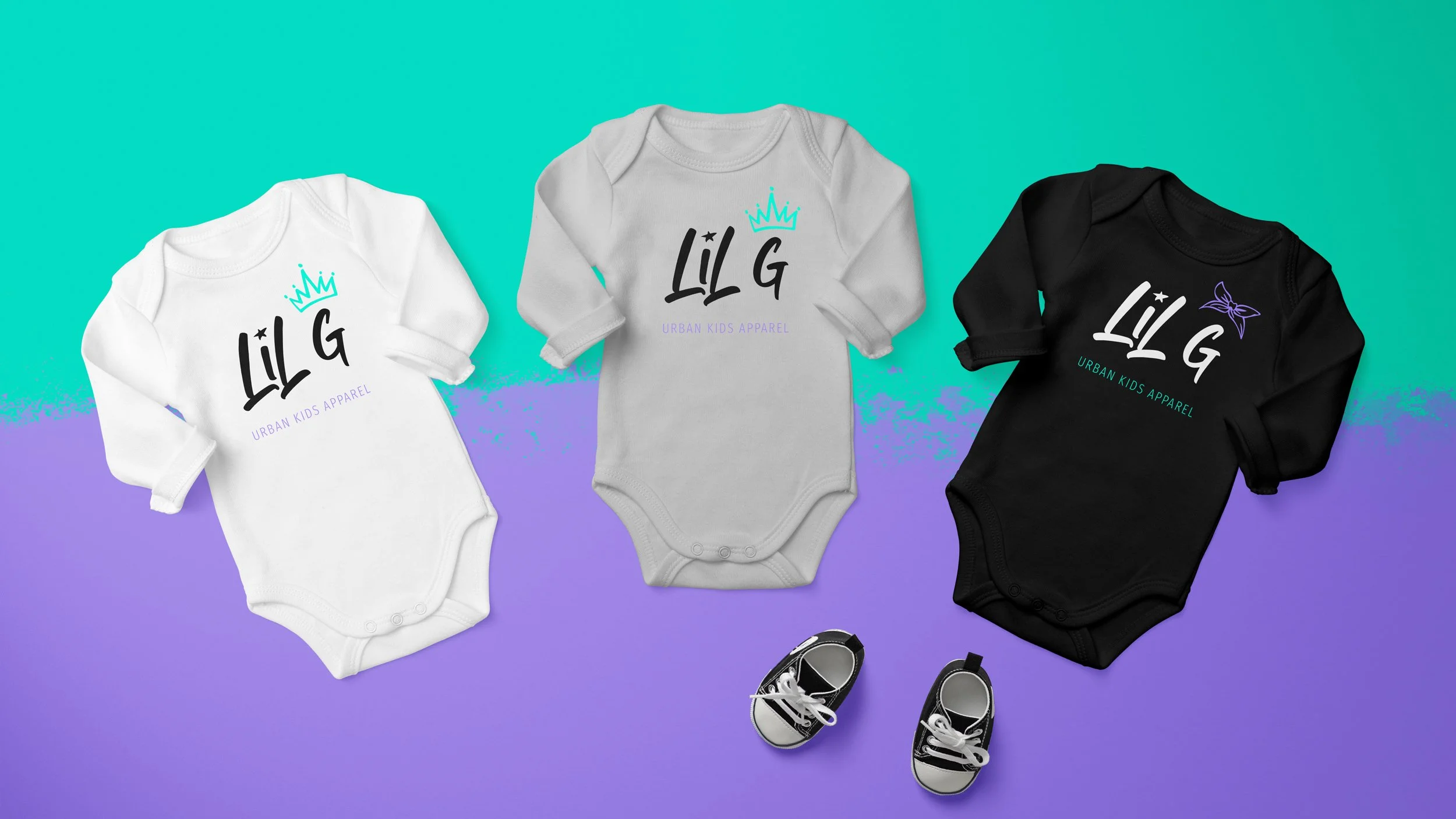 [brand] Kids Urban Clothing Mockup - Lil G 