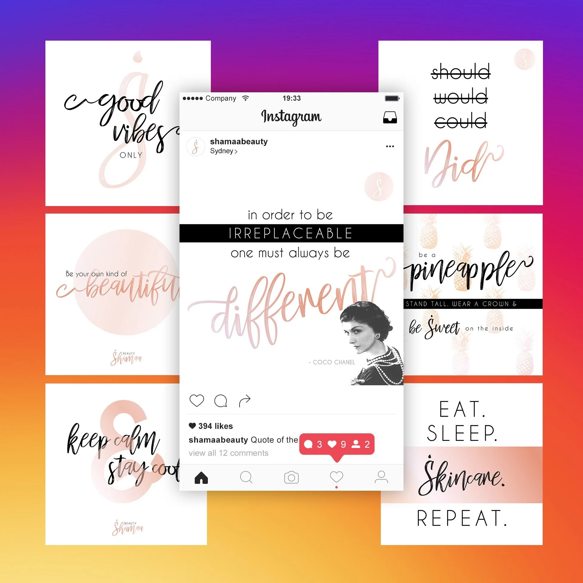 [web] Instagram Posts - Shamaa Beauty