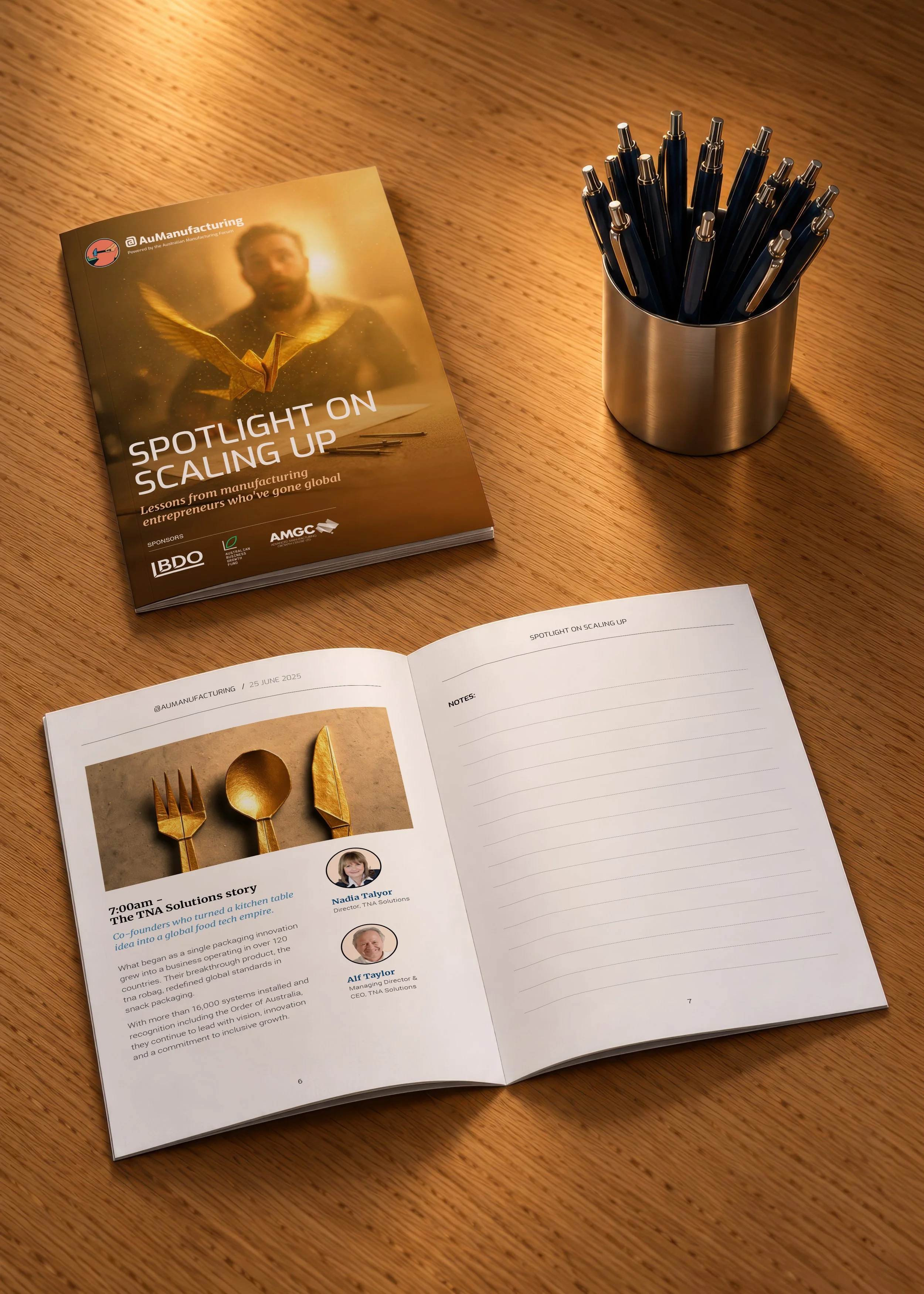 [brand] [report] Scale Secrets Session Notebook - @AuManufacturing