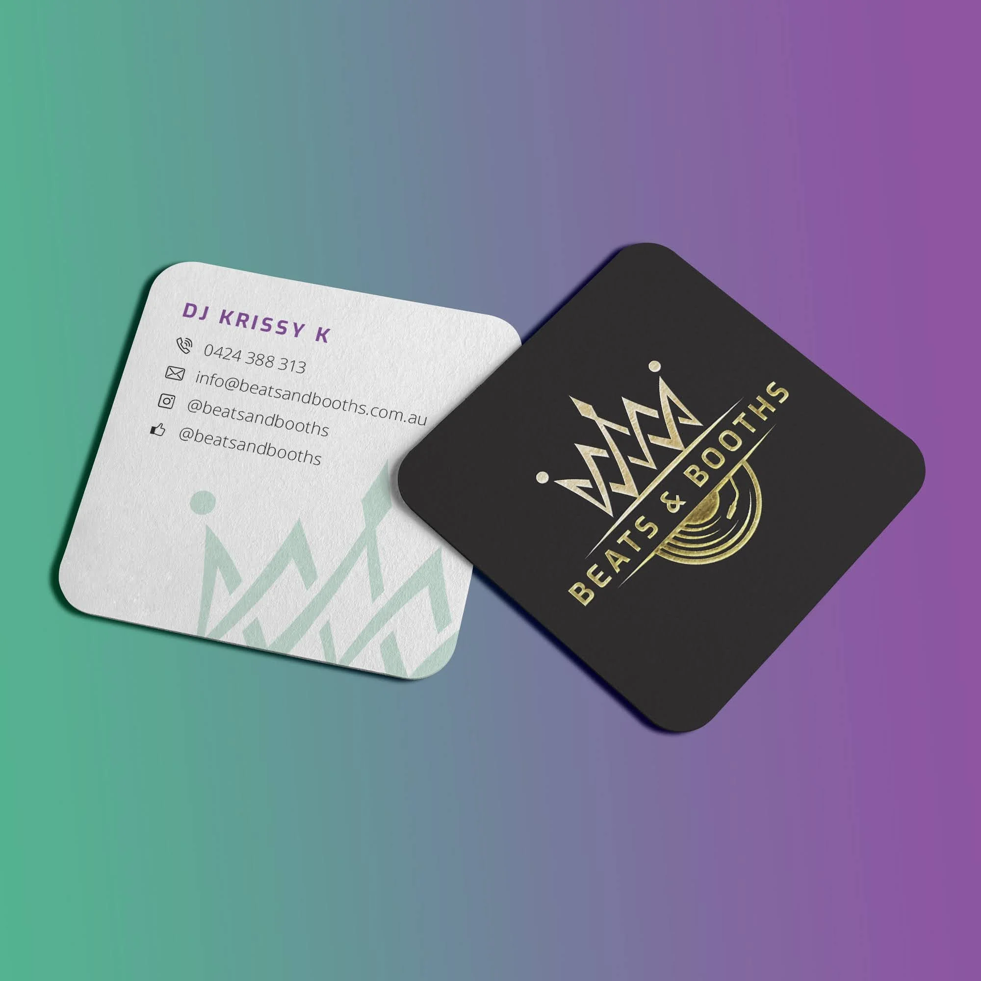 [brand] Business Cards - Beats & Booths