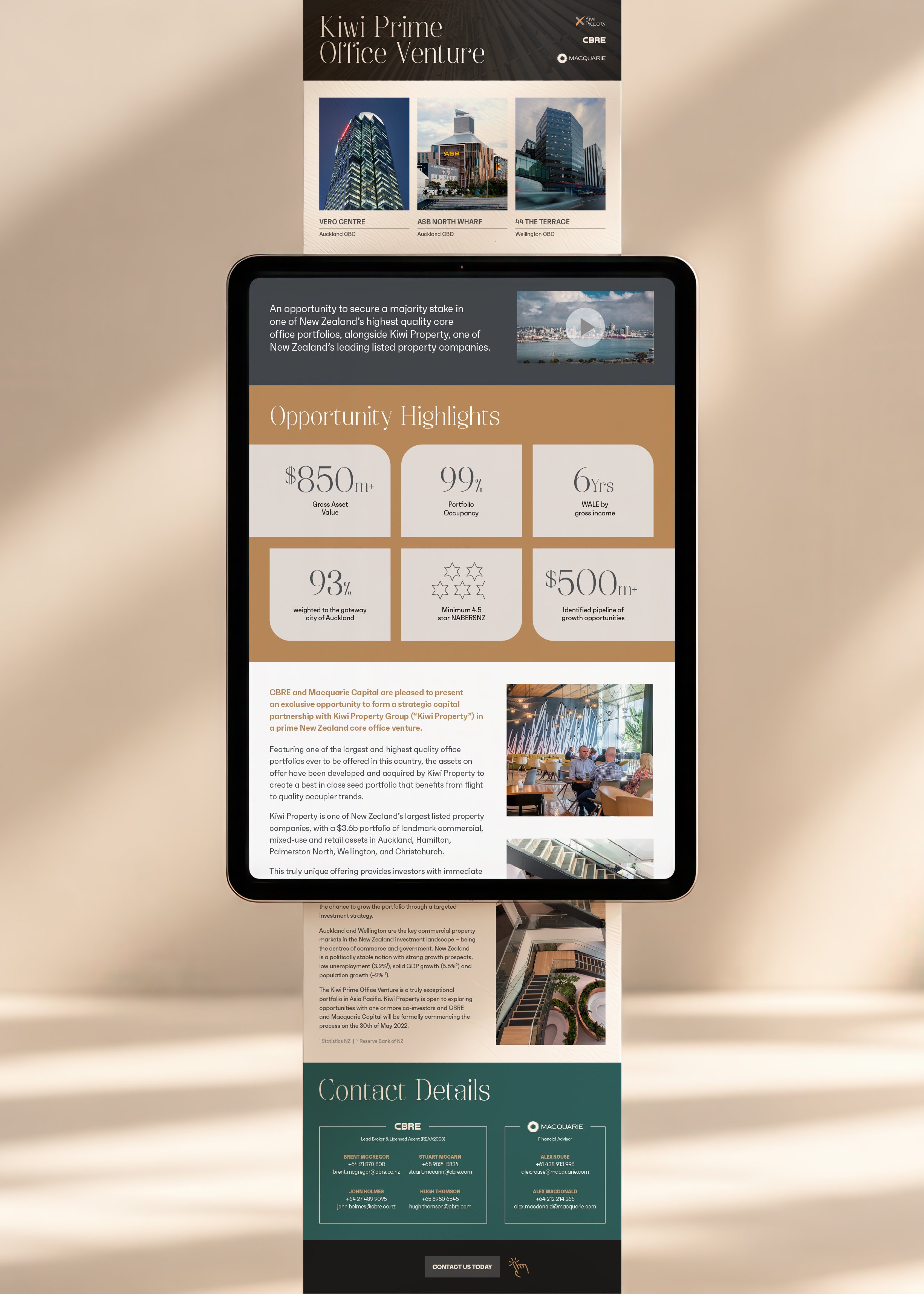 [web] Email Campaign Kiwi Property Portfolio - CBRE NZ