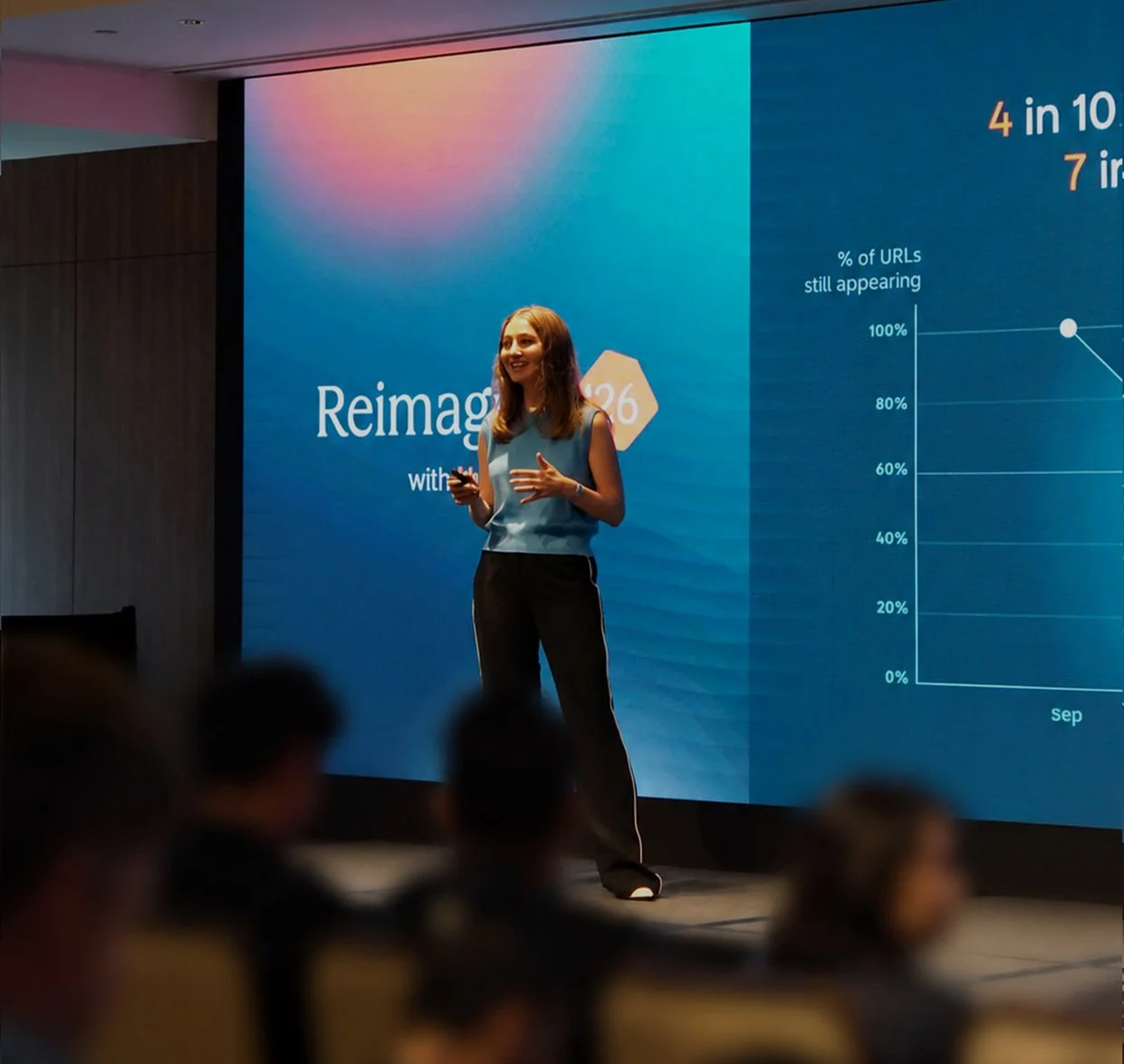 HubSpot Reimagine keynote stage and presentation environment in Singapore