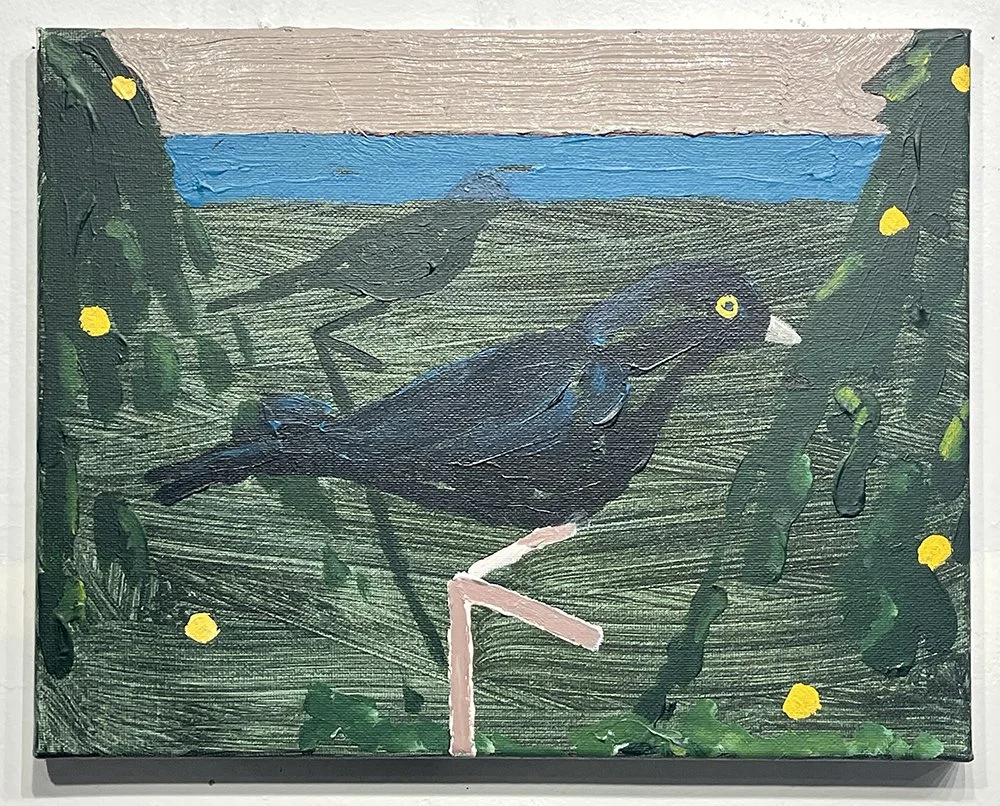  New day, old time ,
acrylic on canvas,
11” x 14”,
2026