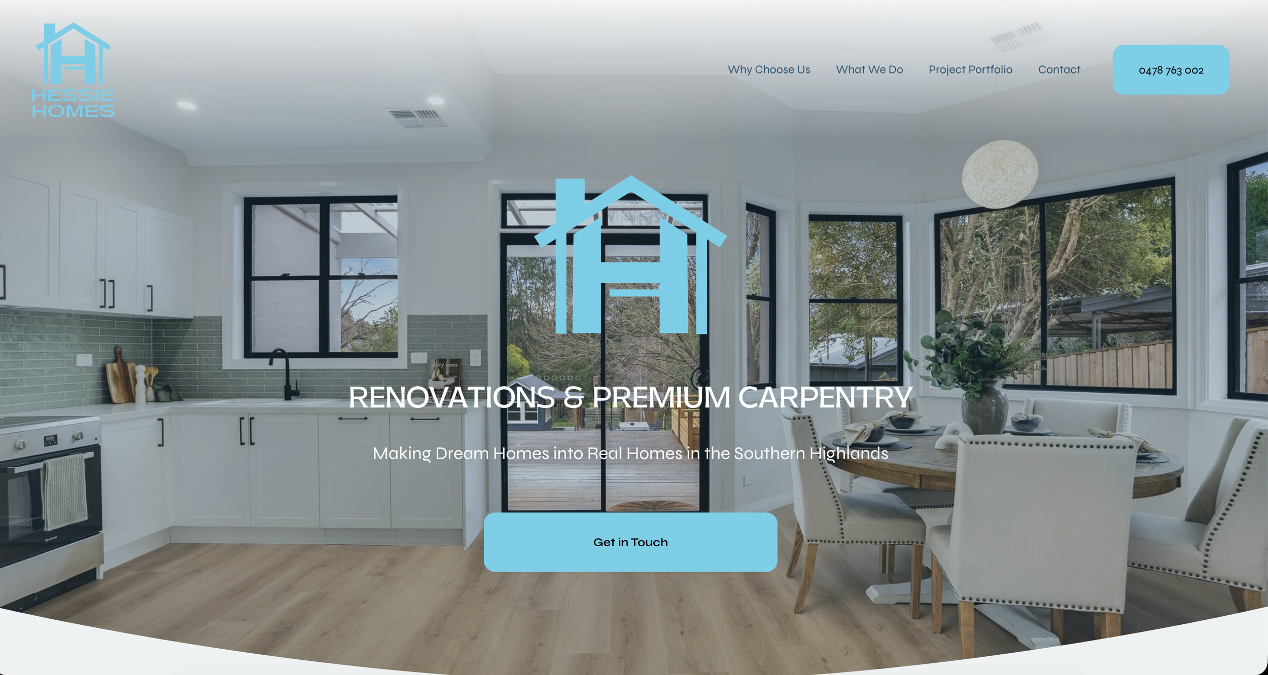 Hessie Homes Branding & Website