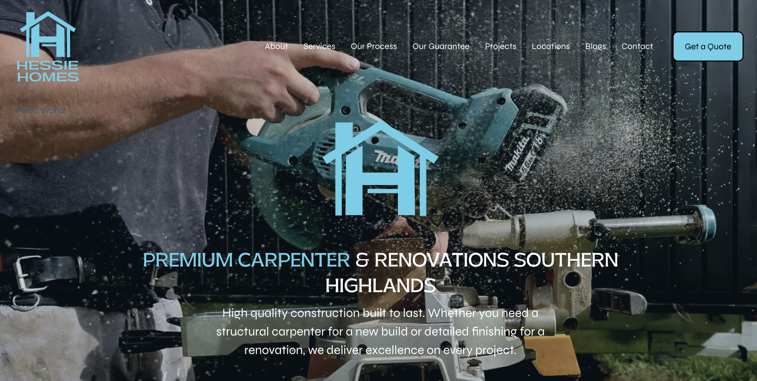 Hessie Homes Branding & Website