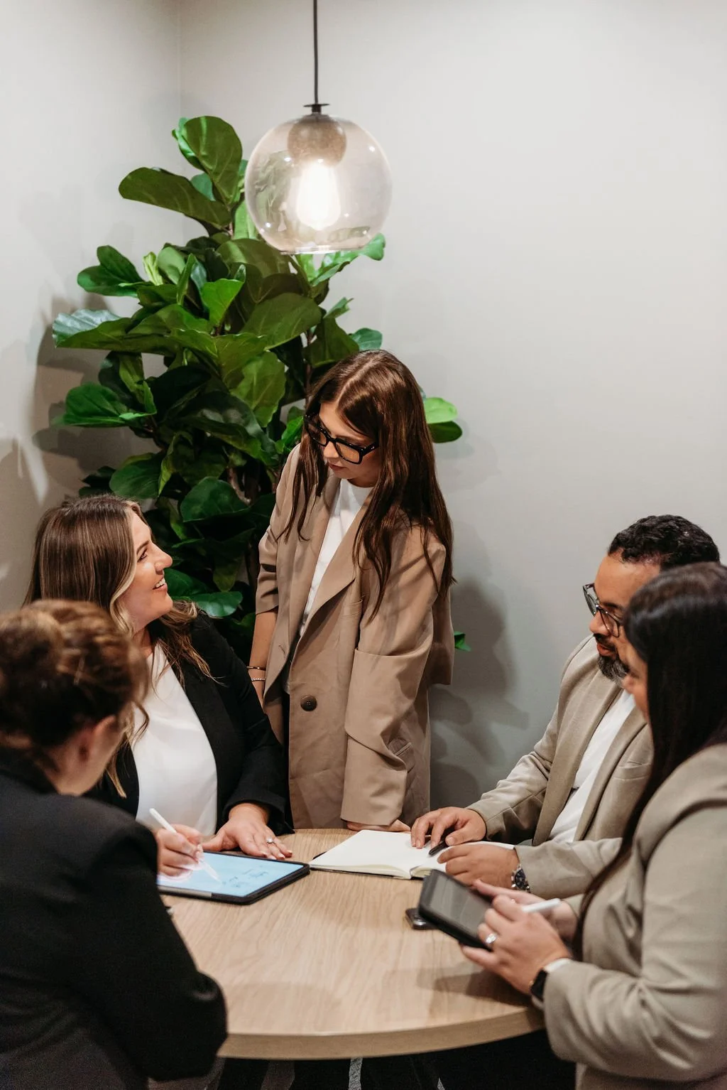 Espino Law lawyer meeting with a client during an initial consultation
