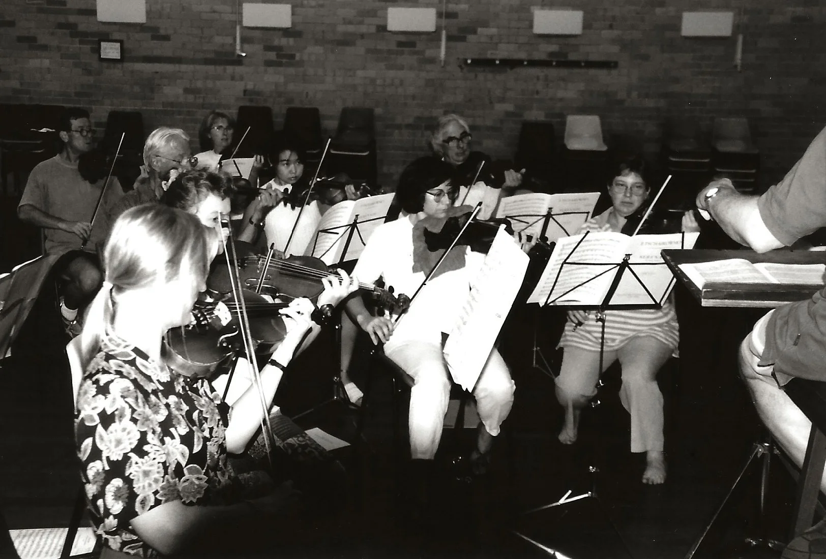 Strings Rehearsal at Leckie, circa 1998