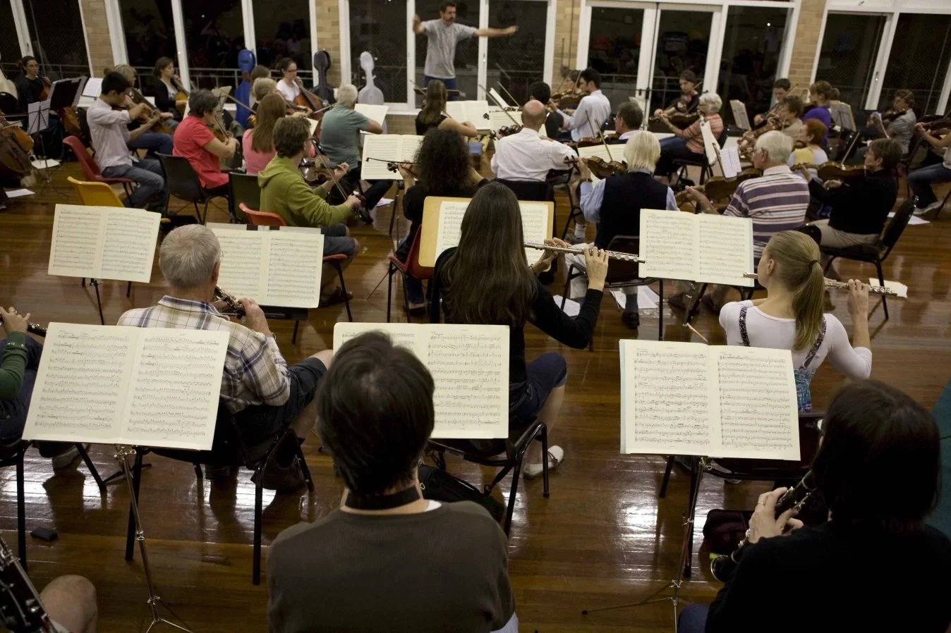 Leckie rehearsal with Geoff Lowe, June '09