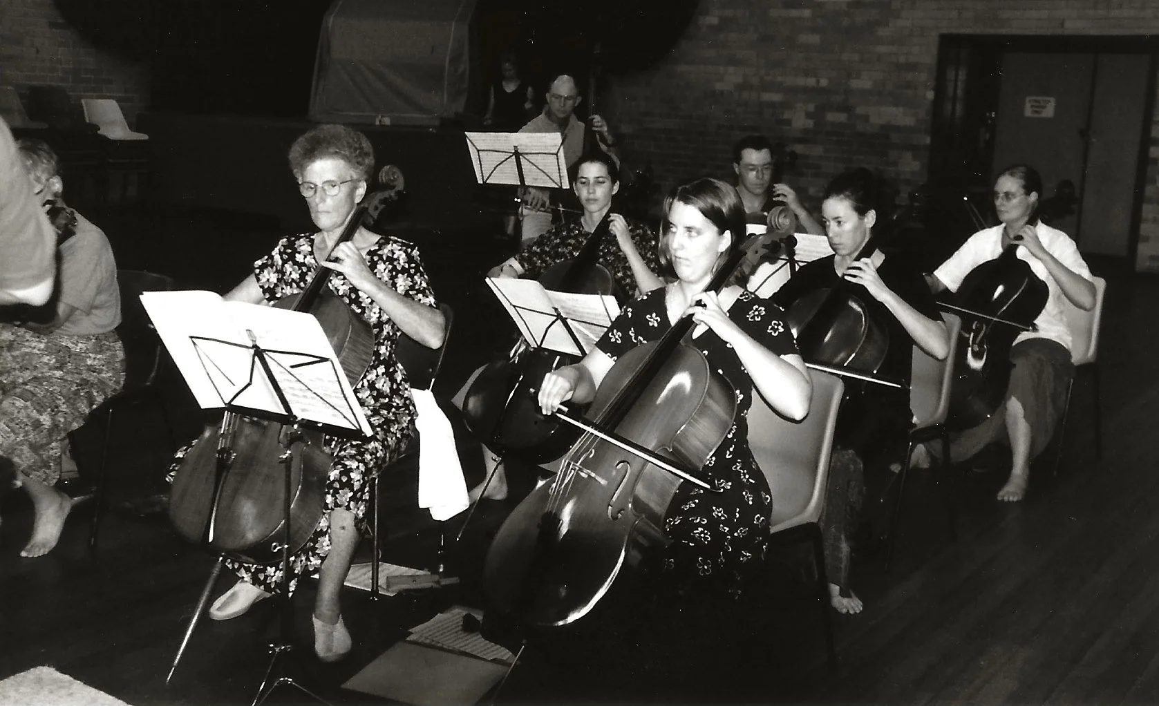Strings Rehearsal at Leckie, circa 1998