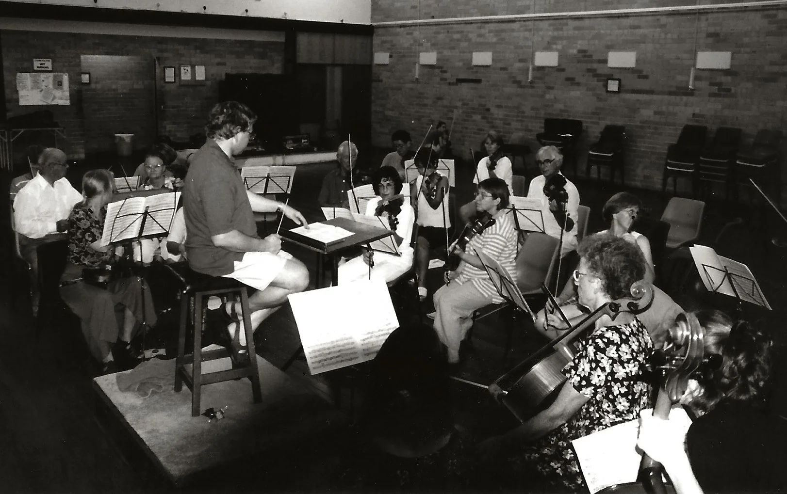 Strings Rehearsal at Leckie, circa 1998