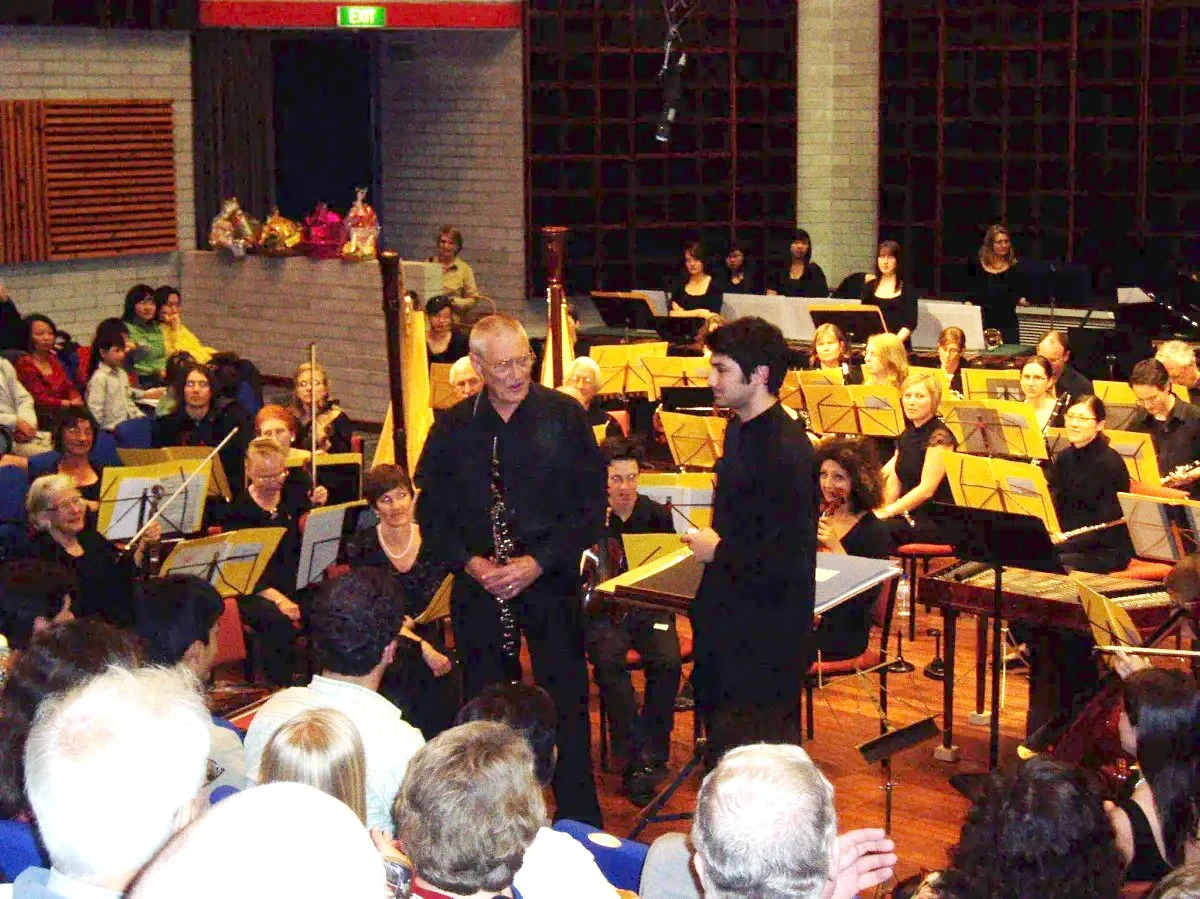 Former FSO presidents Jeremy Hall & Richard Isted at WAAPA, June '09