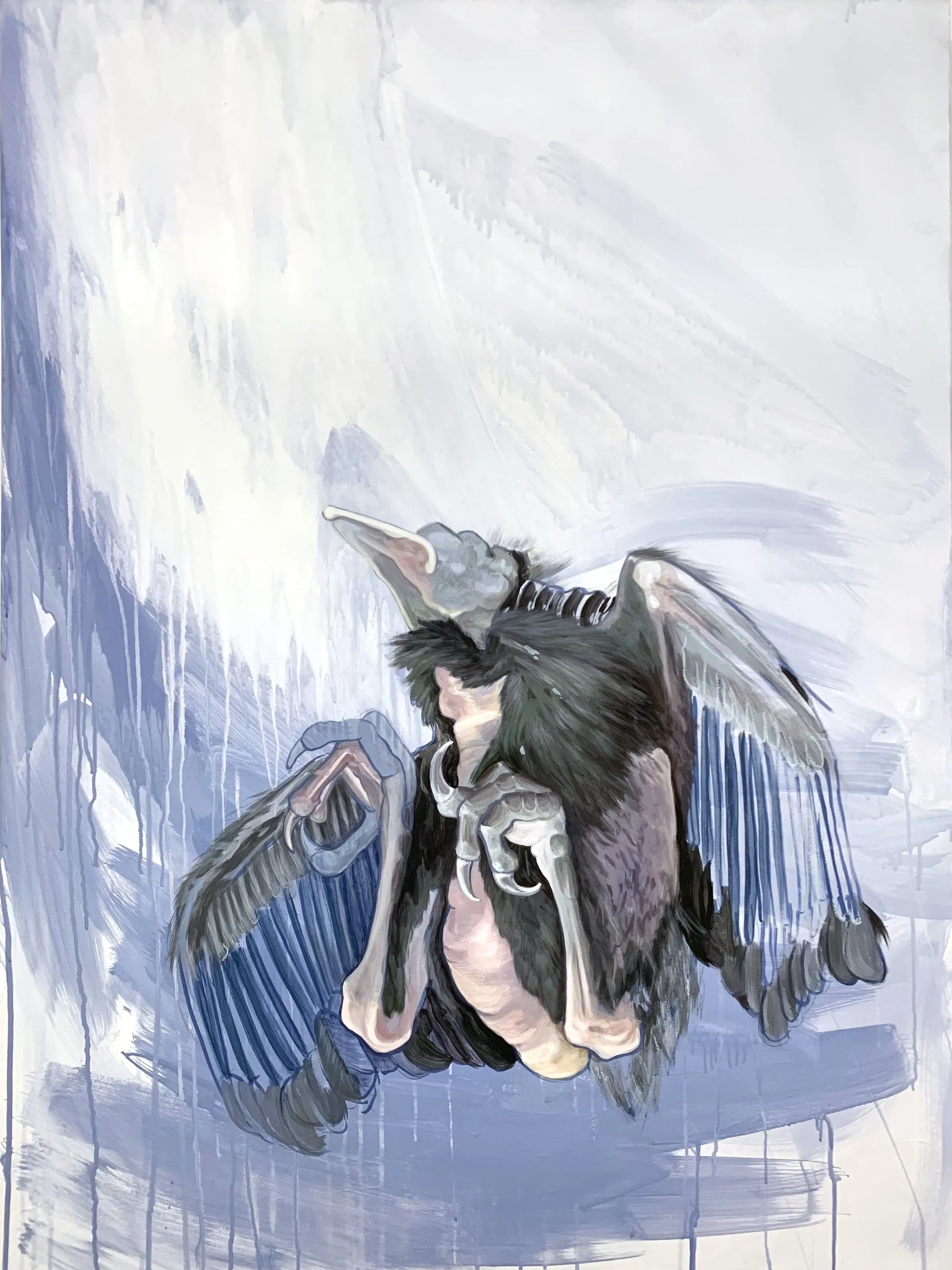 All That You Are, Acrylic on canvas, 36"x48" 2023