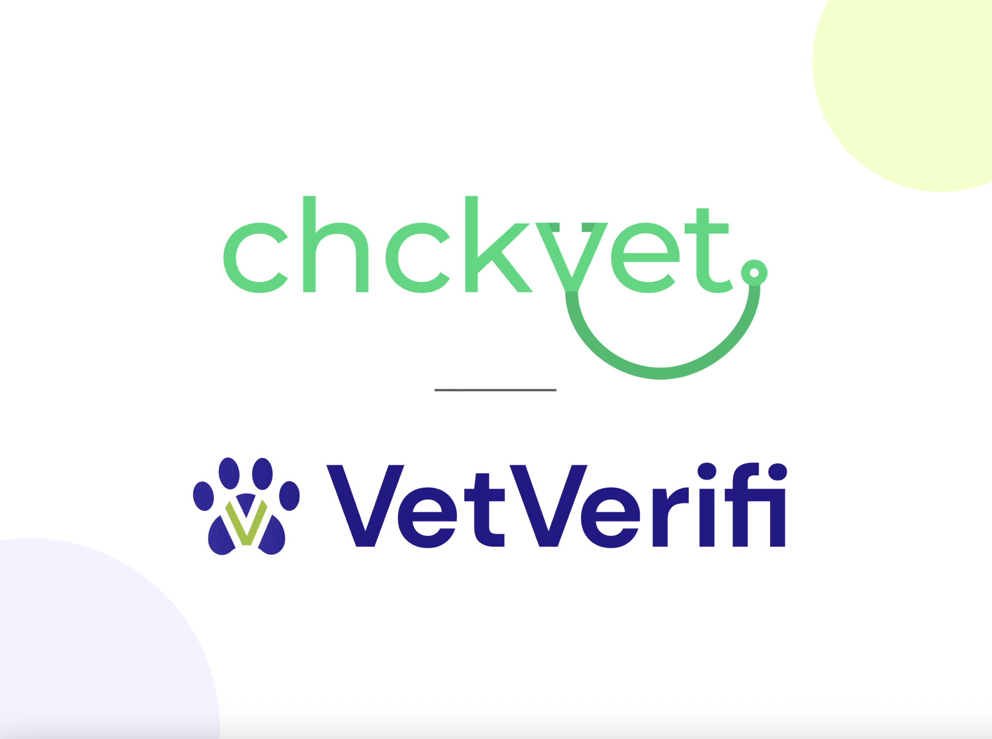 VetVerifi + ChckVet: An Integration for the Modern Veterinary Practice
