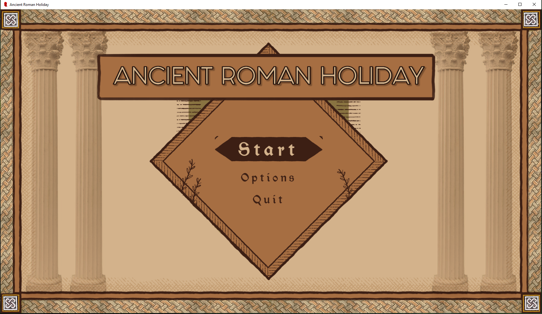 Roman Vacation Visual Novel