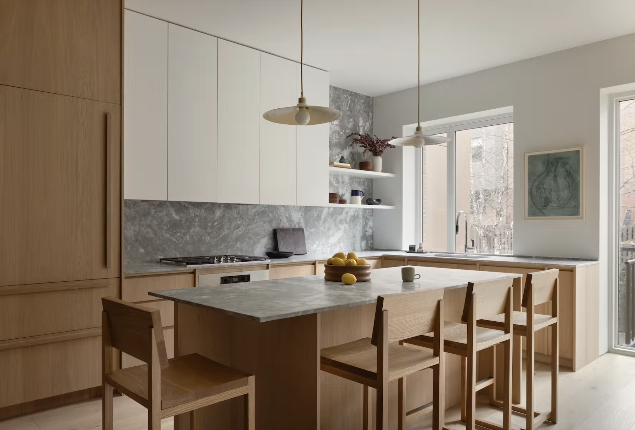 Alyson Fox Rubbing installed in a Emily Lindberg Interior kitchen