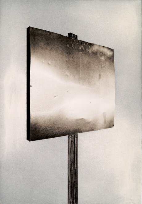  Ed Ruscha  Your Space Gravure,  2006  28¾ x 21 inches Photogravure with color aquatint and hard ground etching printed on gampi paper chine collé Edition 30   via Crown Point Press  