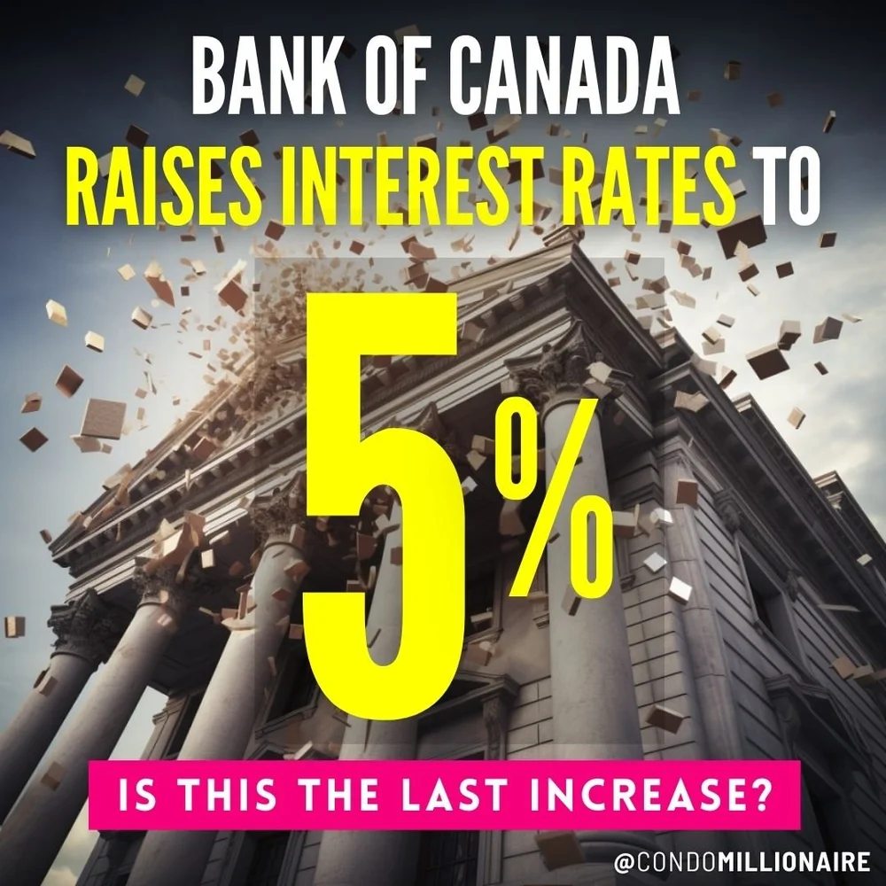 Interest Rates Raised to 5 — Condo Millionaire