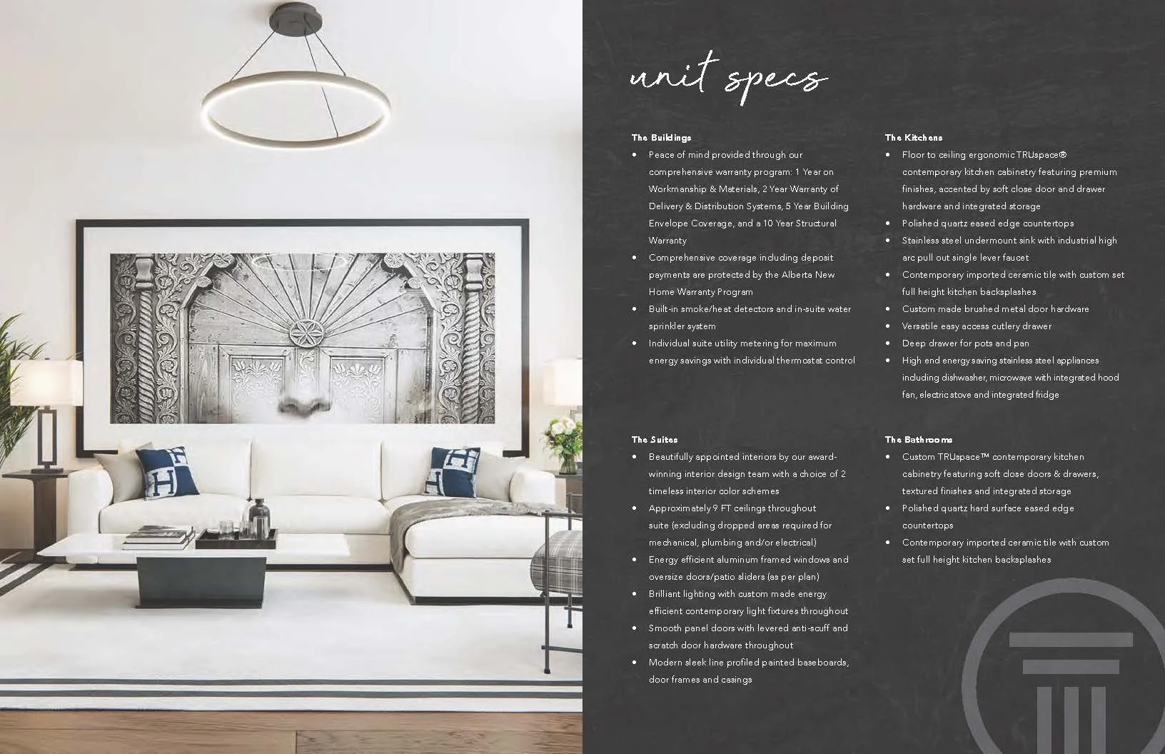 Novella II Townhomes - Unit Specifications