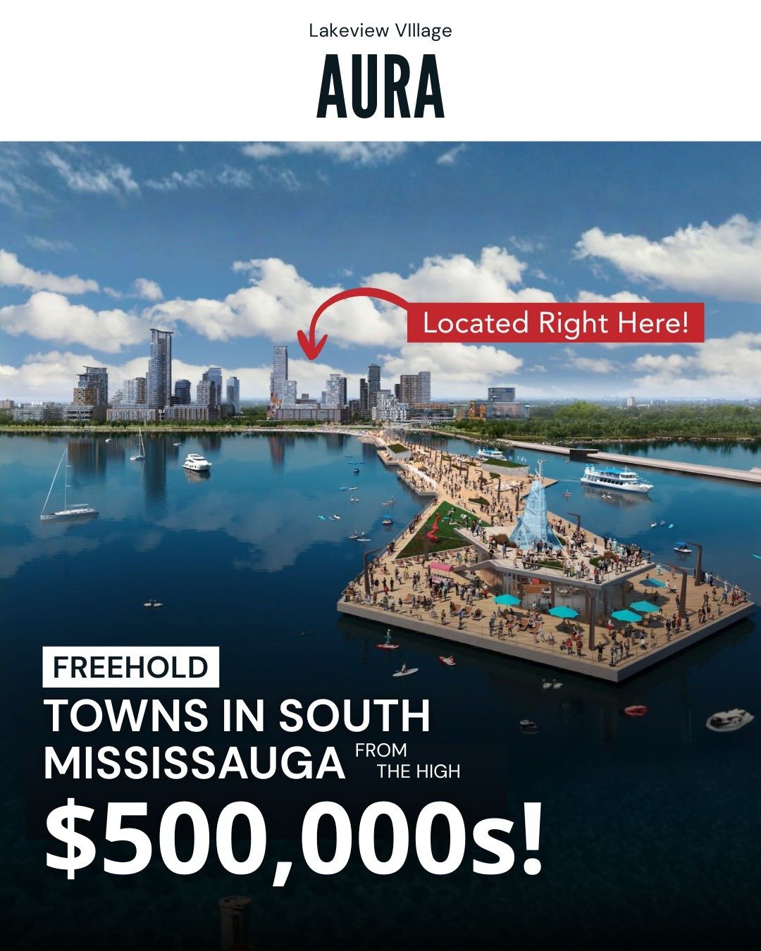How do you go from Renter to Homeowner in 2026? 🏠✨

By securing a freehold townhome at Aura - Lakeview Village now, for a summer 2027 move-in. Lock in prices (below resale value today), while the area undergoes a multi-billion dollar transformation.
