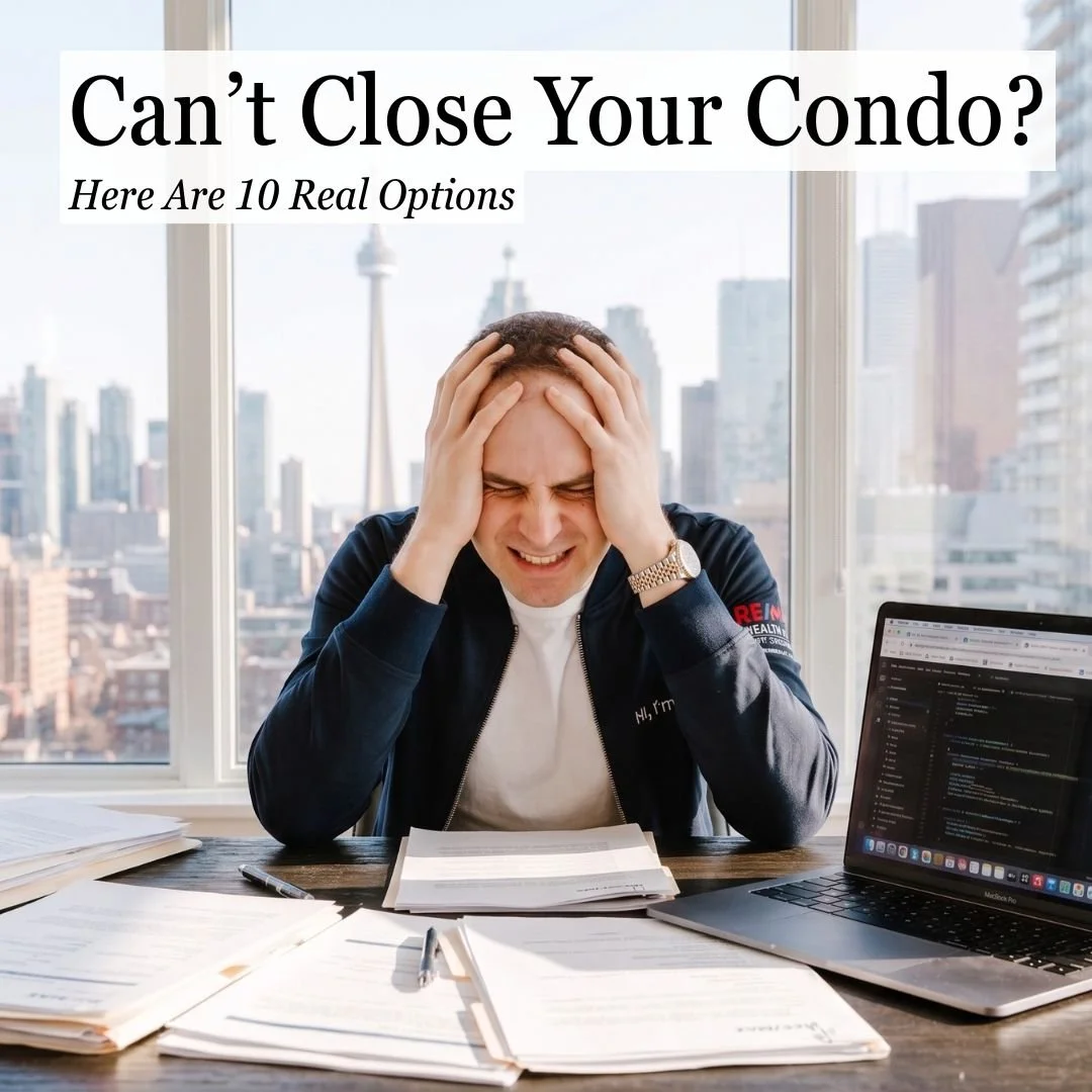 What Are My Options if I Can’t Close A Pre-Construction Property?