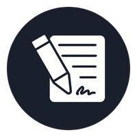 Signing Icon