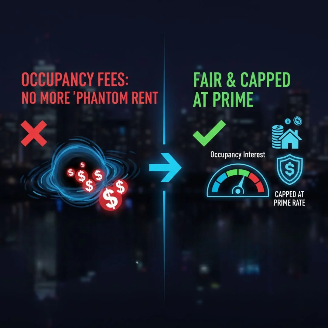 Occupancy Fees: No More "Phantom Rent"