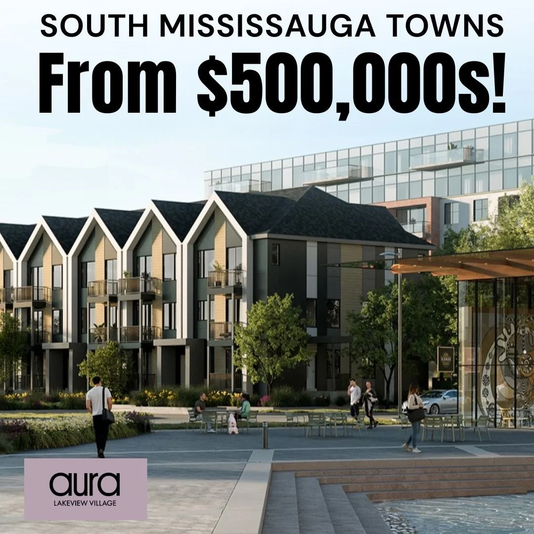Aura Lakeview Village - South Mississauga Freehold Townhomes
