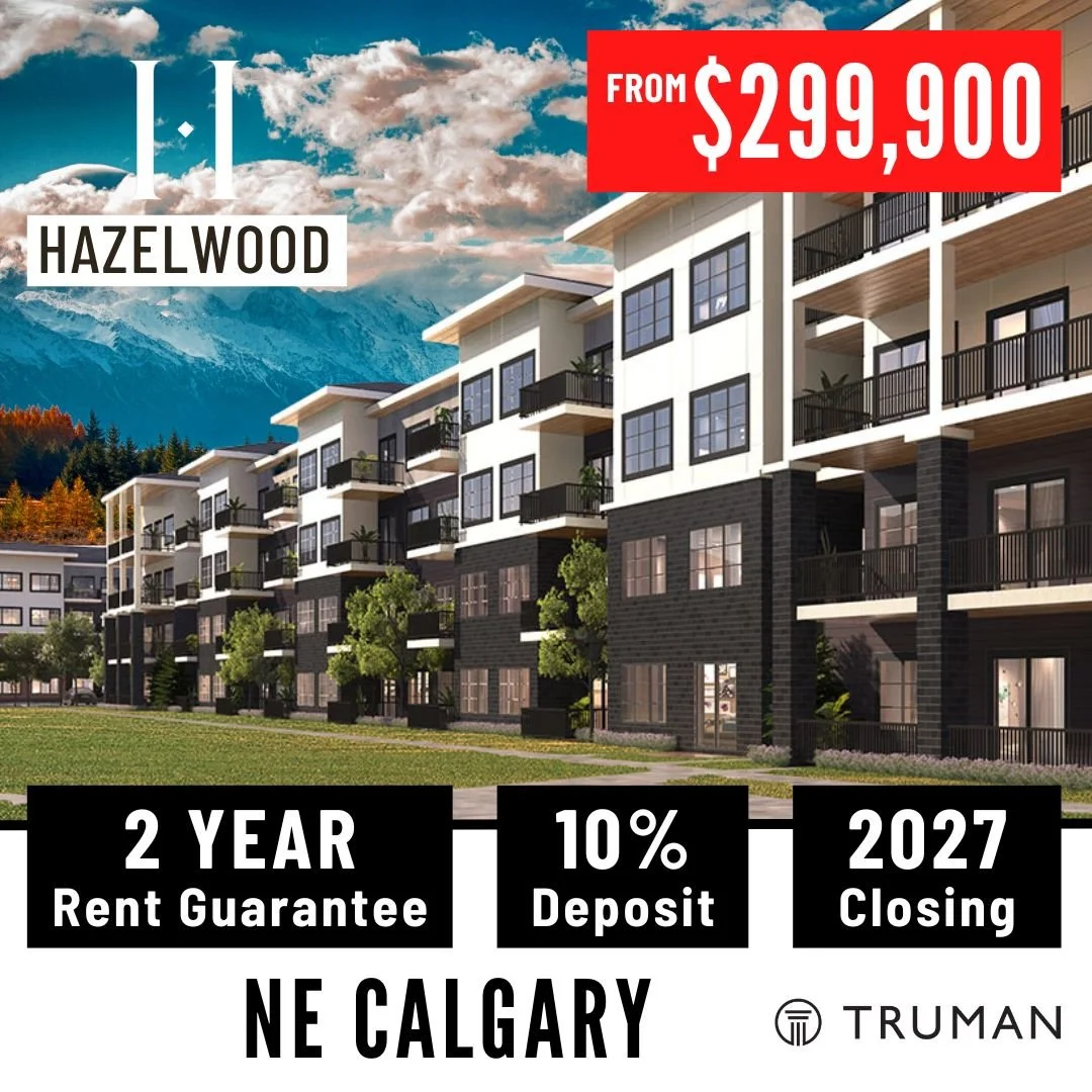 Hazelwood Condos SE Calgary 10 Deposit 2027 Closing 2YR Rent