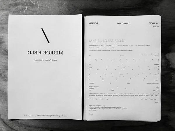 Field Notes #1