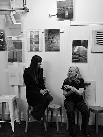 Natasha and Liberty at Unfinished Songs and Pictures conversations