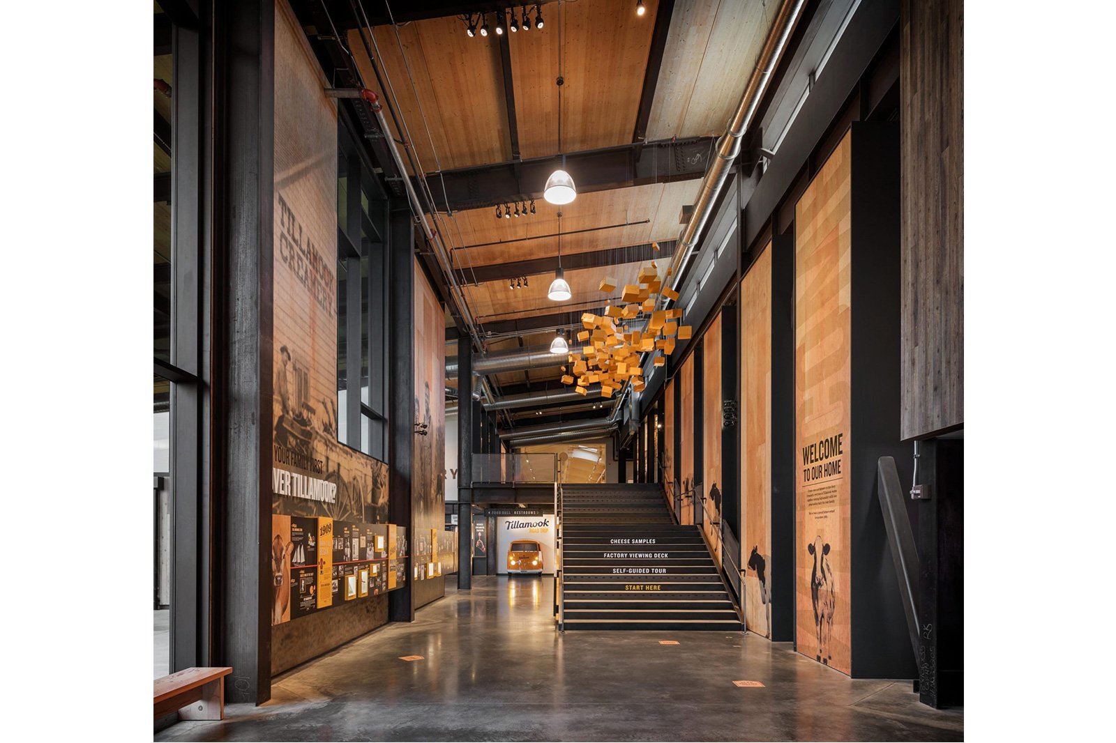 tillamook creamery visitor center - olson kundig