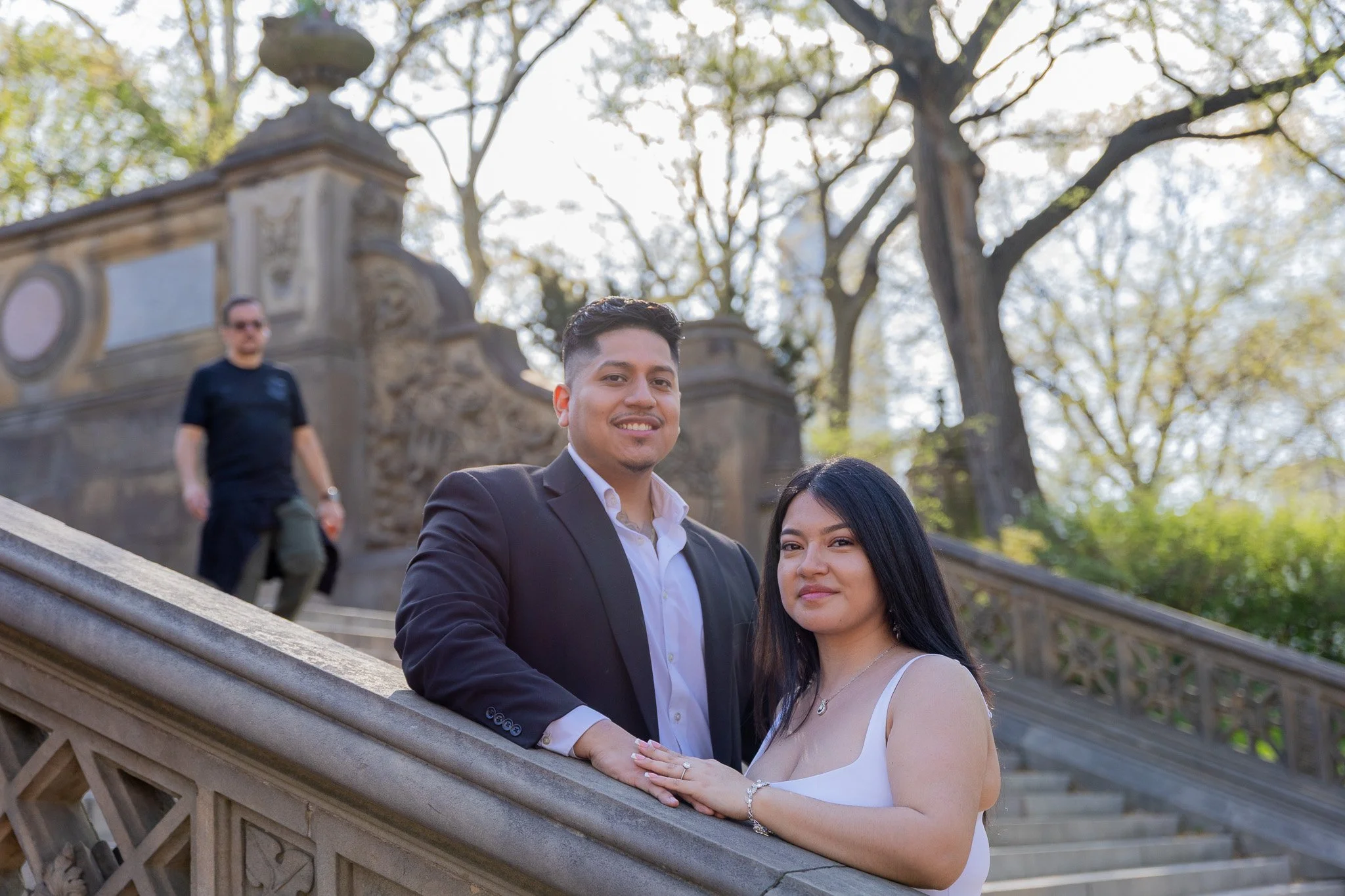 Krystal &amp; William | A Romantic Central Park Engagement Shoot