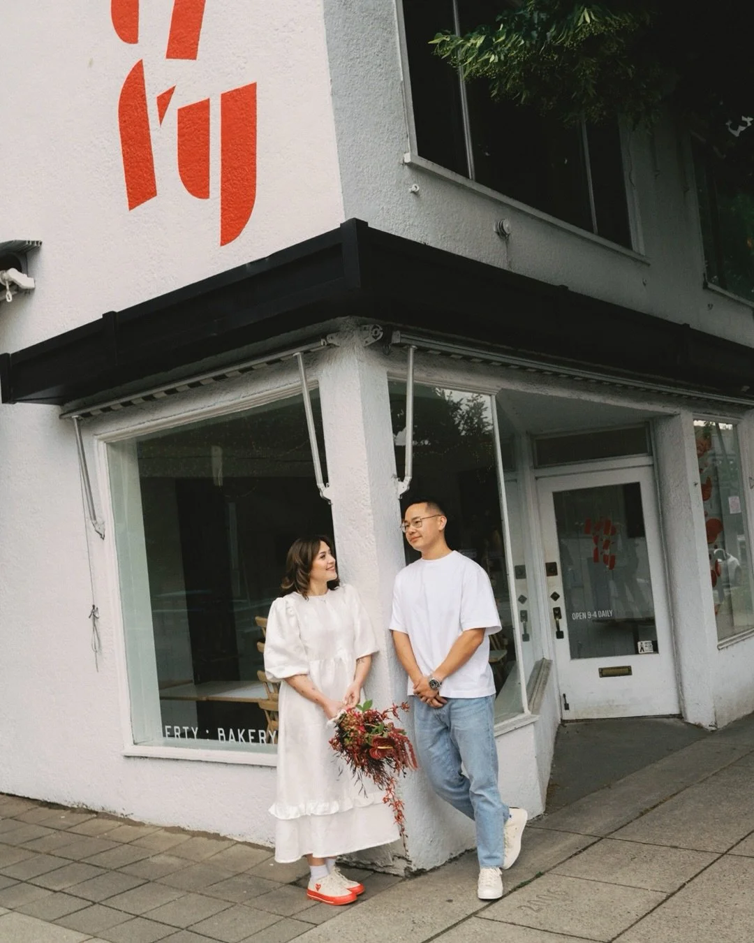 Natalia and Brian had one of their first dates here. This neighborhood, this coffee shop. The streets, the corners, the table by the window all hold meaning for them. It was about being in a place that already felt like theirs. A reminder that even t