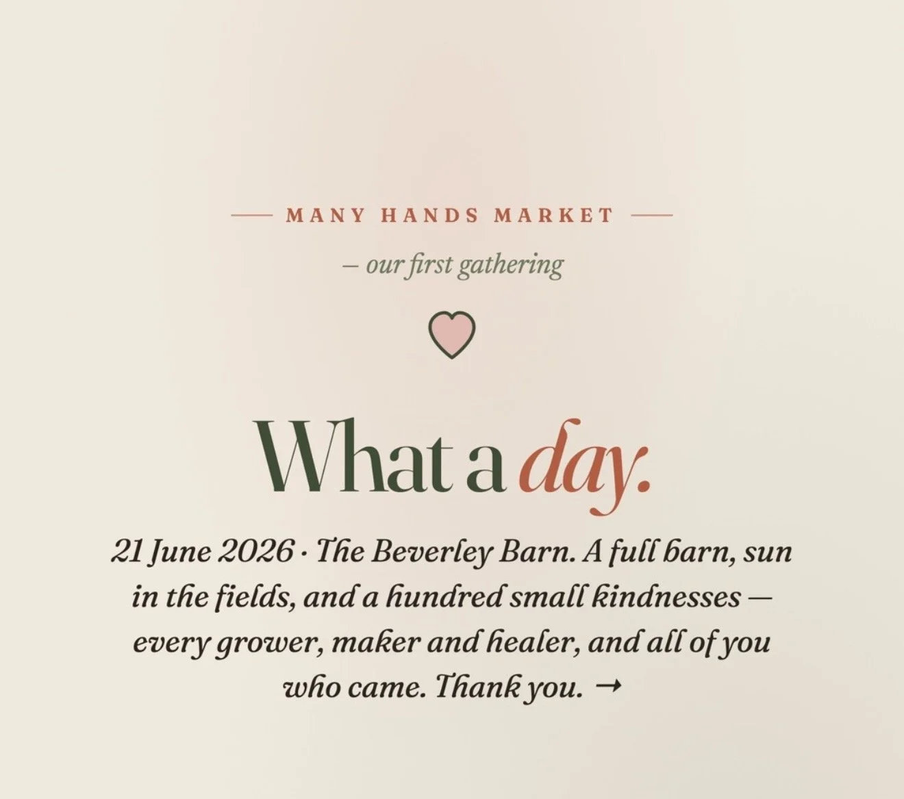Many Hands Market