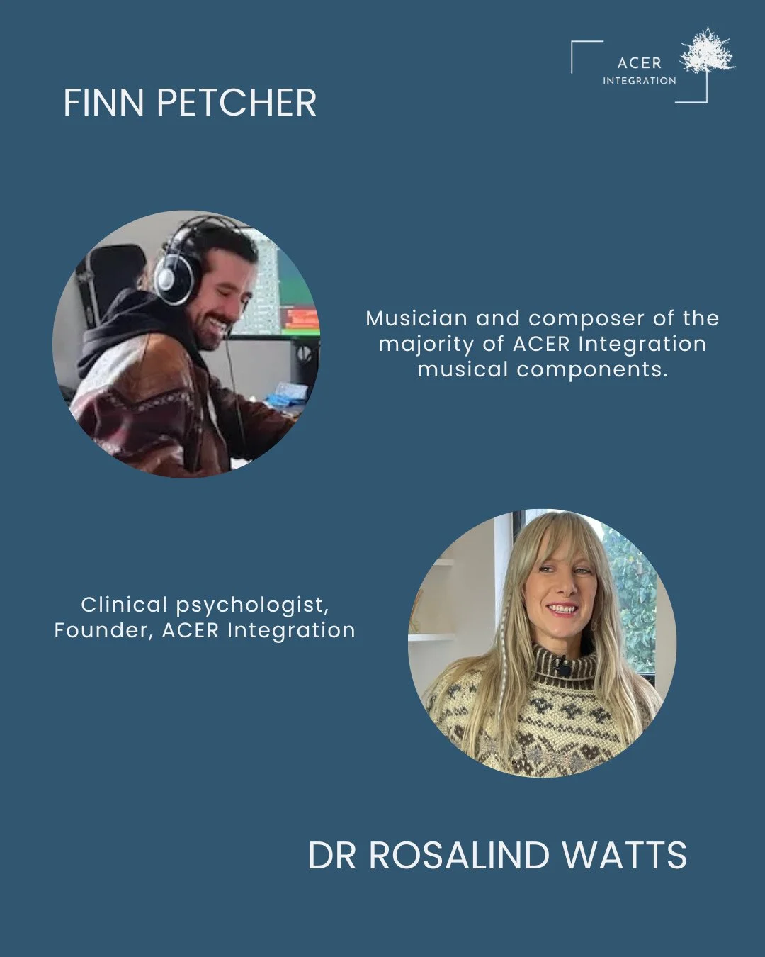 This month, @drrosalindwatts spoke with Finn Petcher &mdash; the musician behind the guided imagery Tree Journeys of ACER Integration. ⁠
.⁠
Finn&rsquo;s music gently accompanies members through the Twelve Trees cycle, helping to evoke connection with