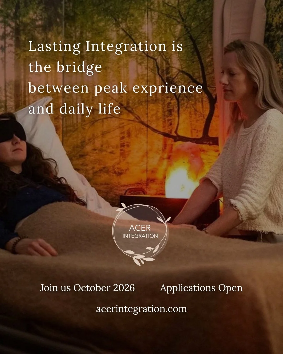 Because the experience itself is only part of the journey. What happens afterwards matters too.⁠
.⁠
How do we make sense of what we've felt, seen or learned?⁠
.⁠
How do we bring those insights into our relationships, our choices, our bodies and the w