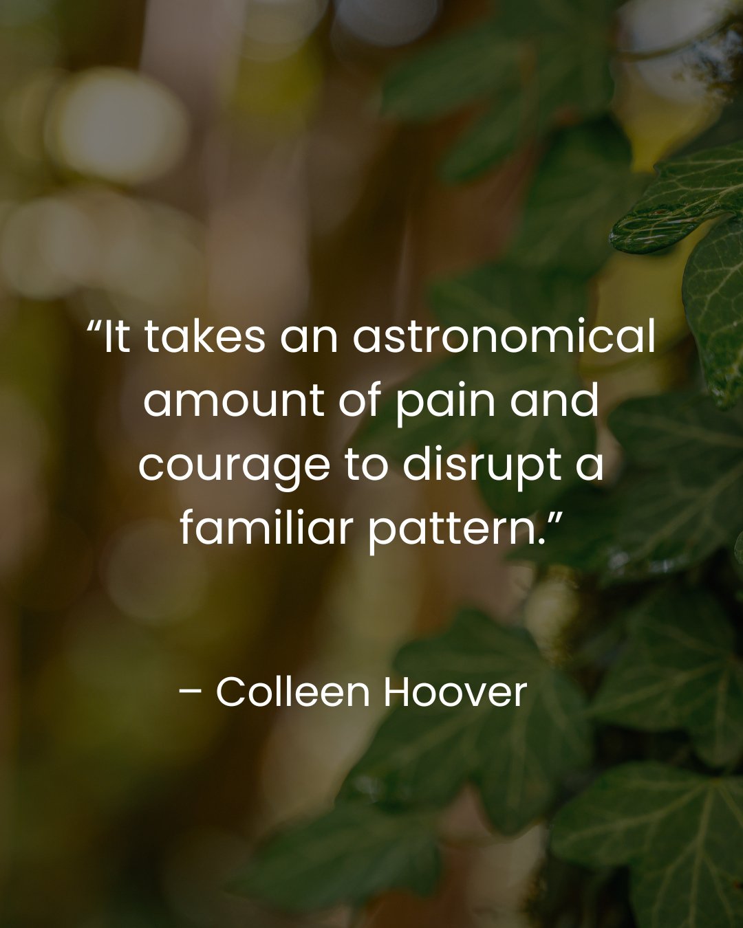 Sometimes, the patterns that hurt us are also the ones we know best. They may have helped us feel safe, find belonging or survive experiences we didn&rsquo;t yet have the tools to navigate. Even when they no longer serve us, letting go can feel frigh