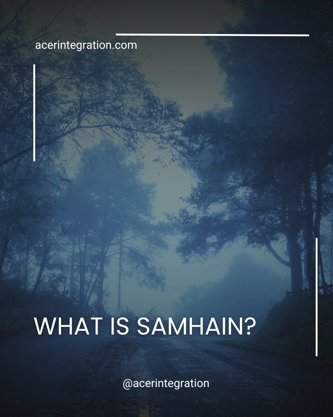 As the wheel of the year turns towards winter, we arrive at Samhain, an ancient Celtic seasonal festival marking the end of the harvest and the beginning of winter.⁠
.⁠
Traditionally observed around 31 October to 1 November, Samhain is a time to hono