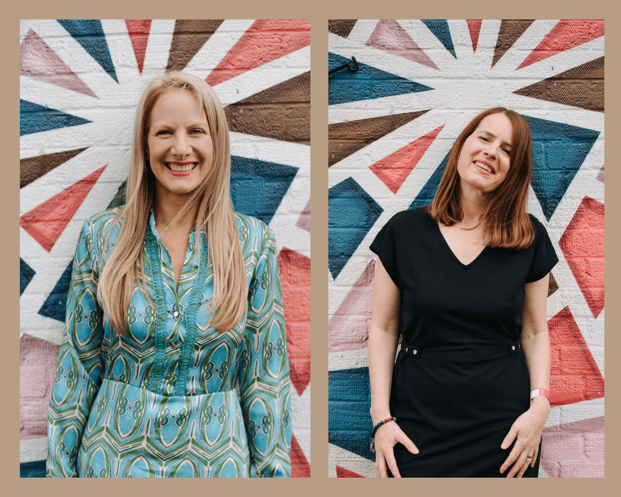 A photo of ACER Integration founder, Dr Rosalind Watts and colleague, Michelle Baker Jones. This is a visual representation of who may host the ACER Integration psychedelic integration circles.