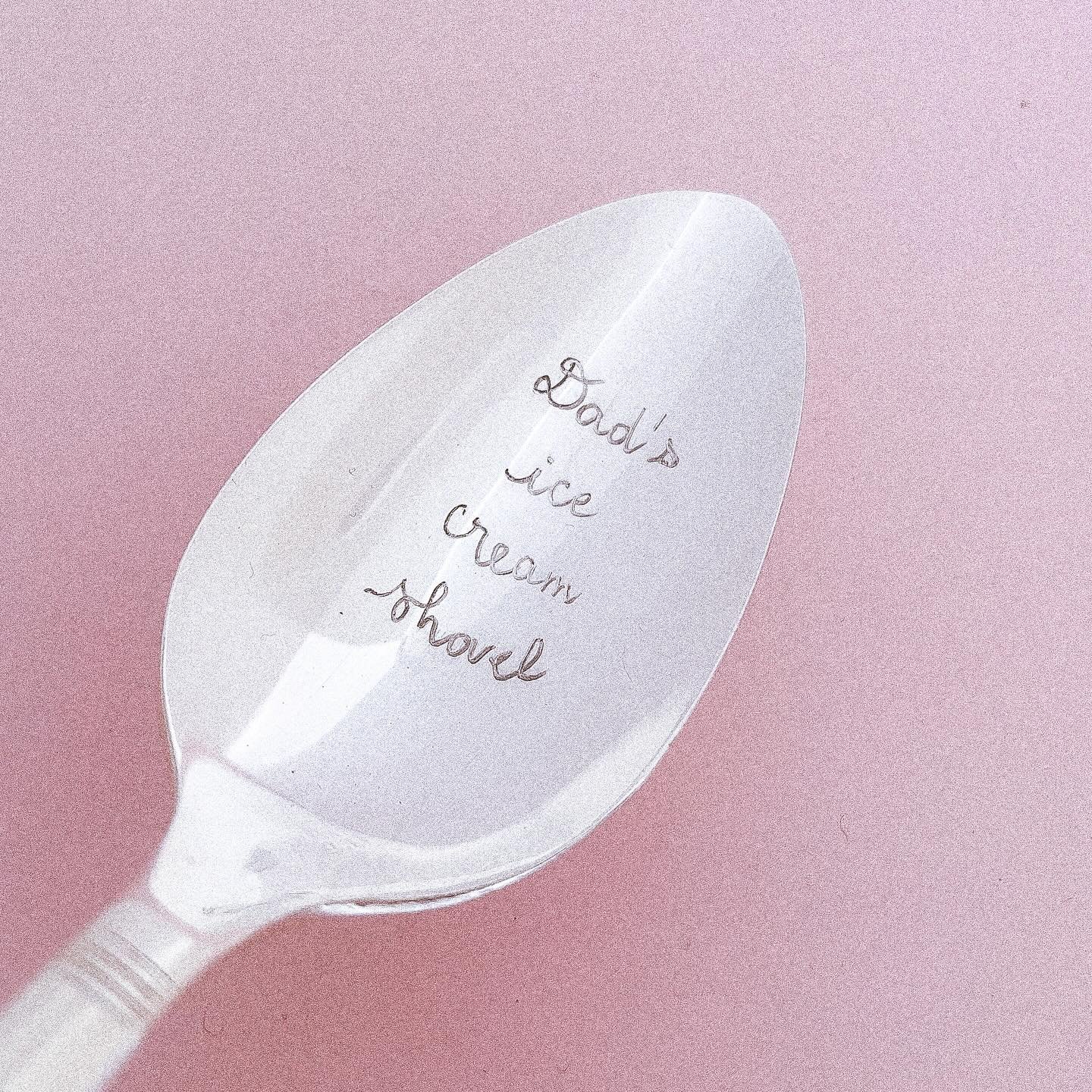 🍦🥄🍨🥄🍧
Ps ~ there&rsquo;s still time to order a personalised spoon in time for Father&rsquo;s Day 💌