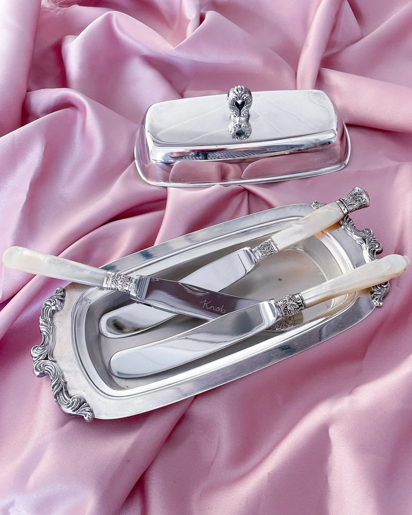 Launching Monday 1st December ✨🧈 mother of pearl butter knives