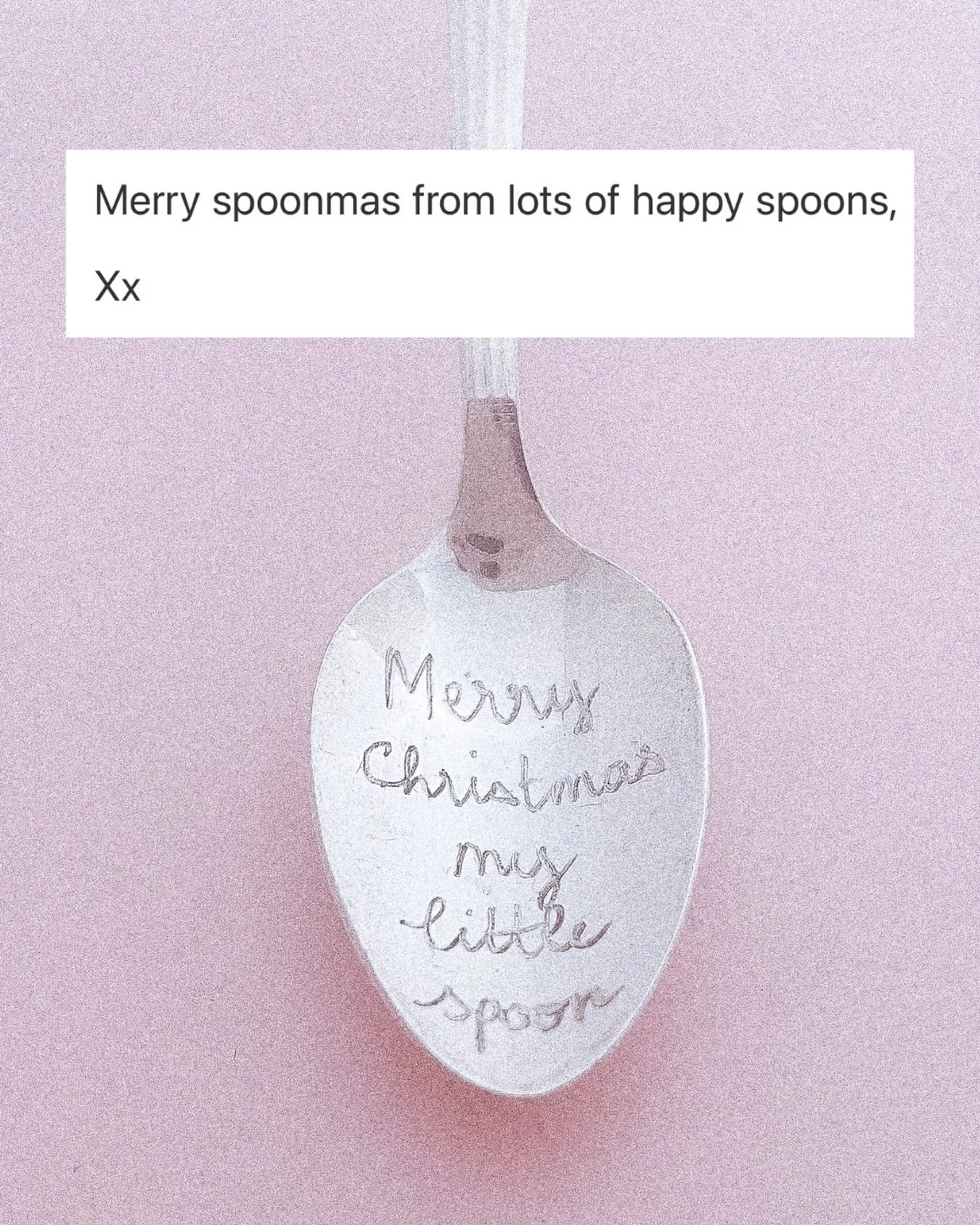 Feeling very grateful to have customers as obsessed with spoons as I am 😂
&amp; Congratulations to all the lucky ones who will be gifted a cute engraved personalised vintage gift this Christmas 😁 please do send pictures 💝