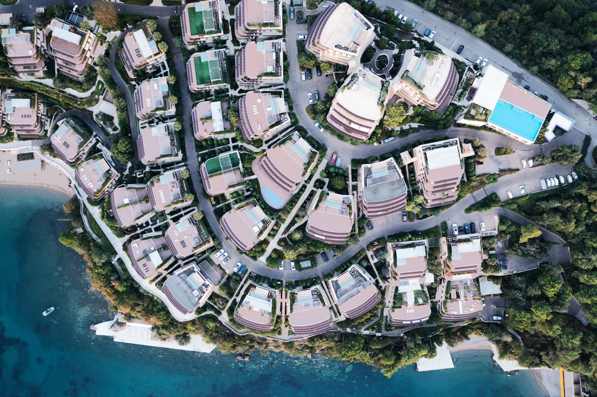 Drone view of Dukley Hotel & Resort