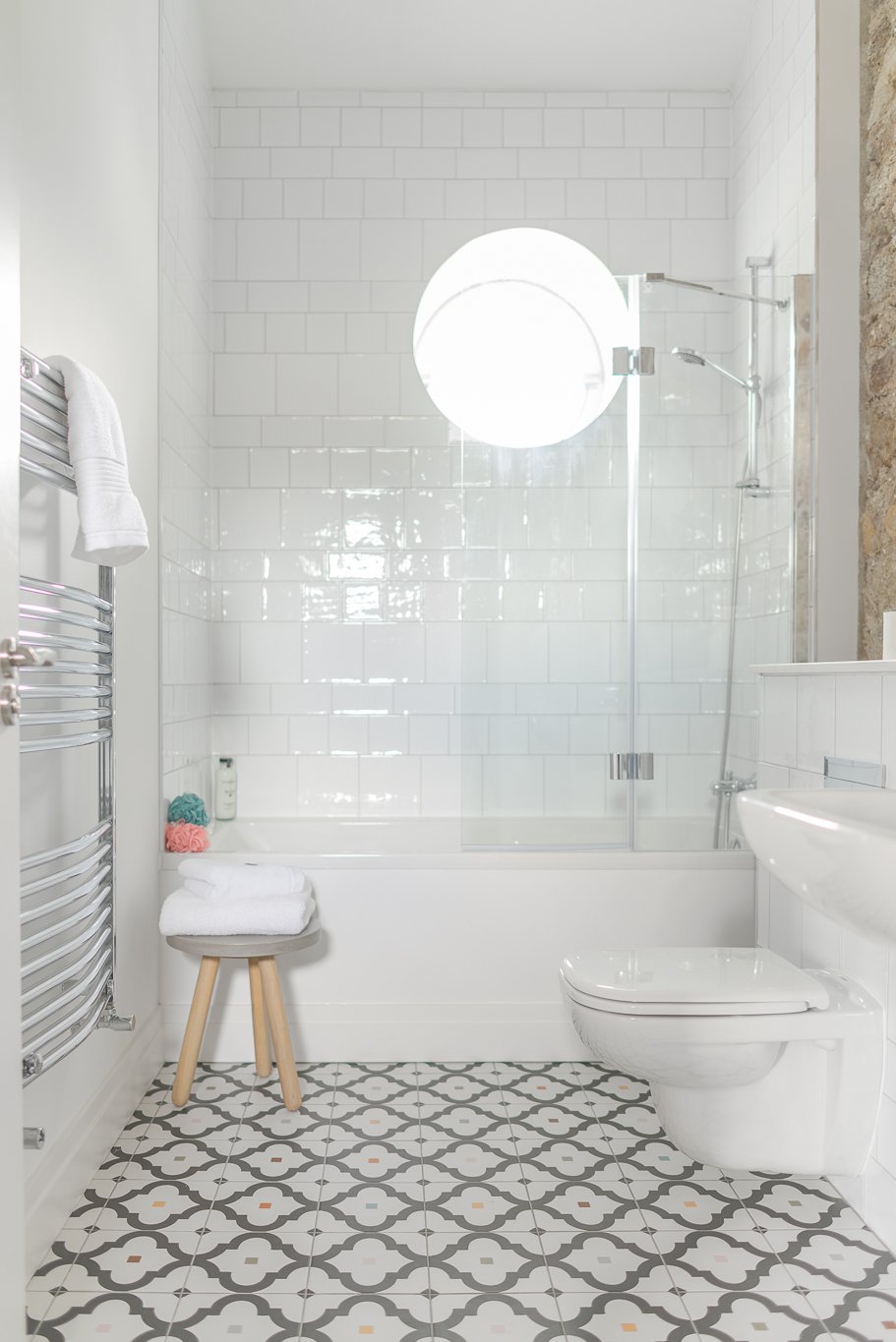 white bathroom